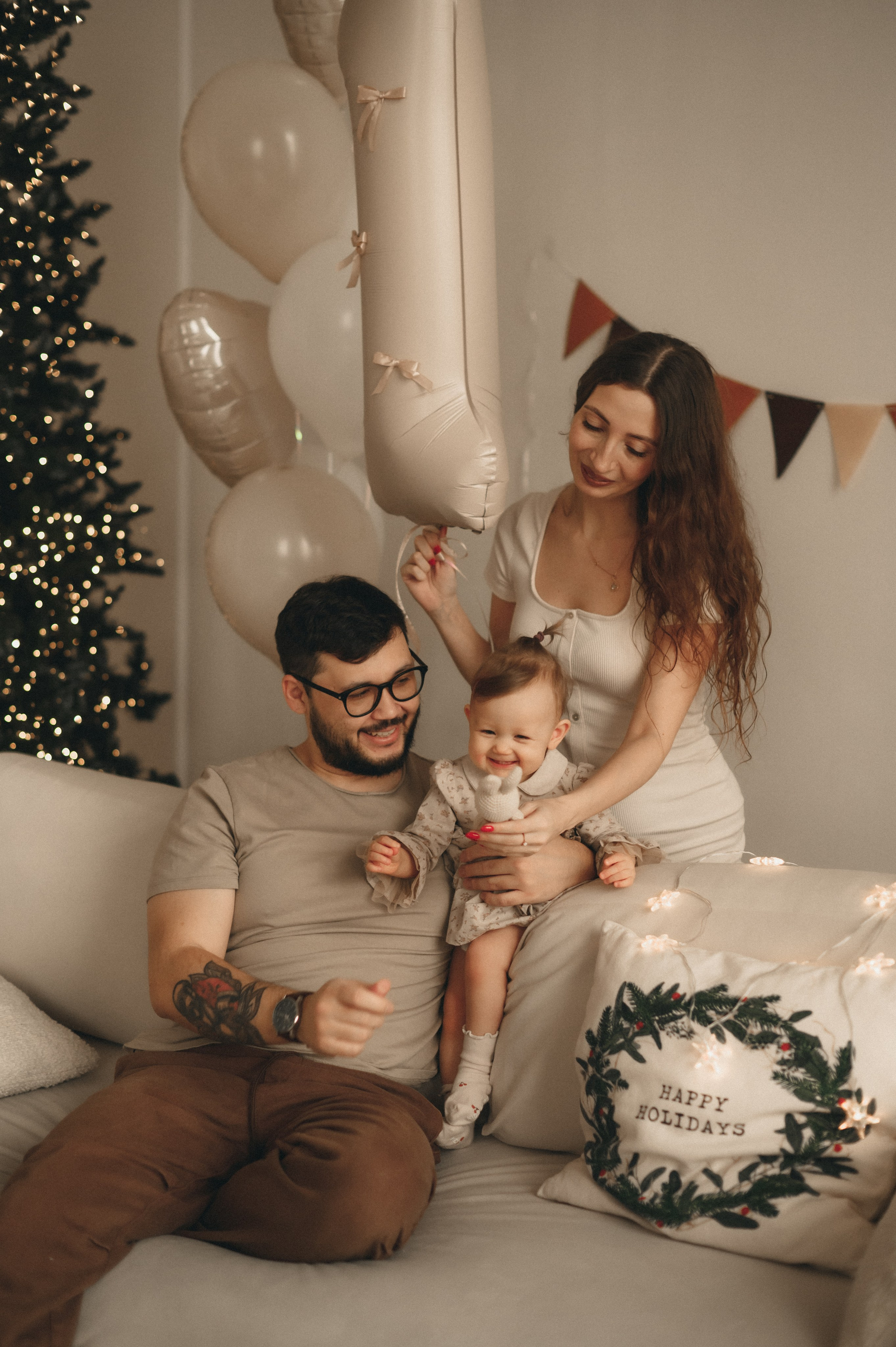 Первый и Годик и Новый Год Леи. Семейный фотограф в г. Ставрополь, Сорокина Мария