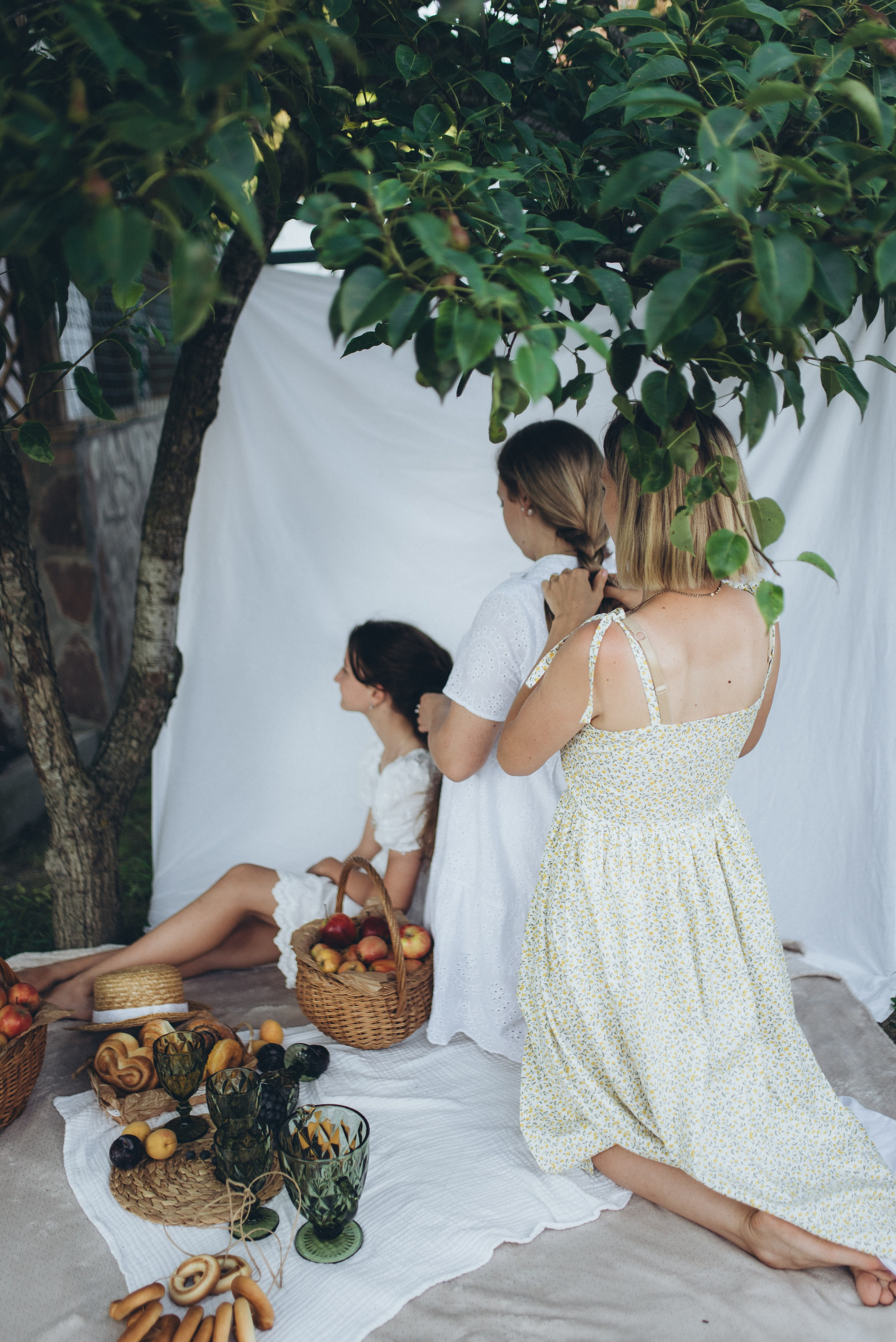 Домашняя семейная фотосессия пикник в Сочи. Фотограф в Сочи — Маргарита Поганова