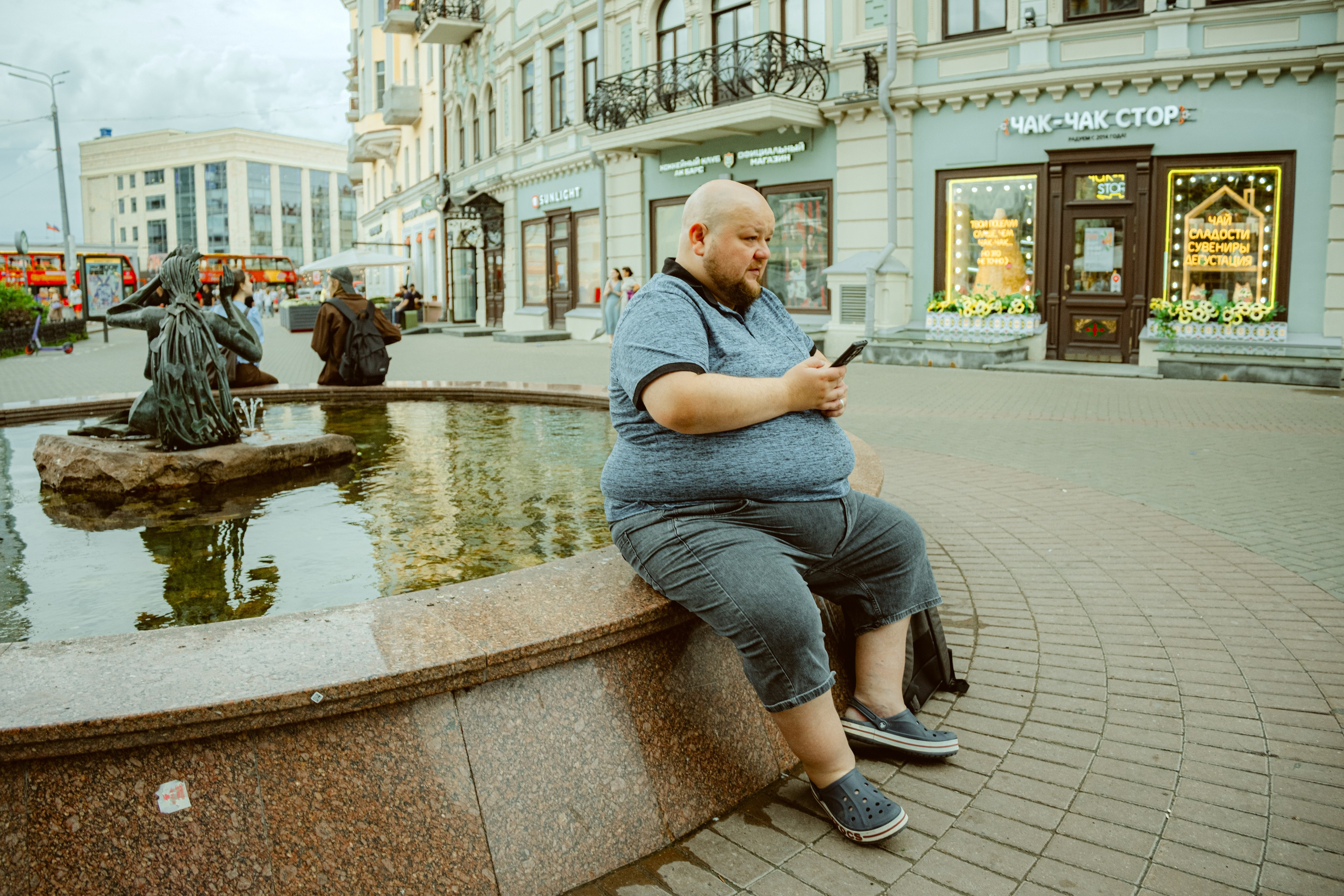 Казань. Екатерина Лапина фотографирует