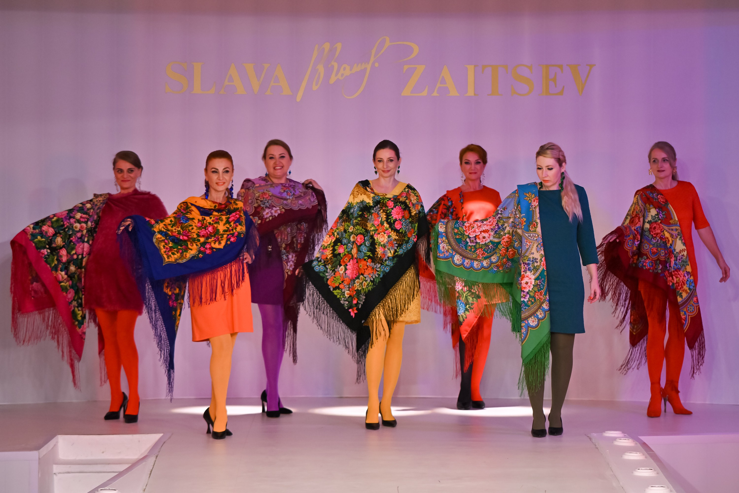 Показ в доме моды В.Зайцева. Коллекционер и искусствовед Олеся Ястребова