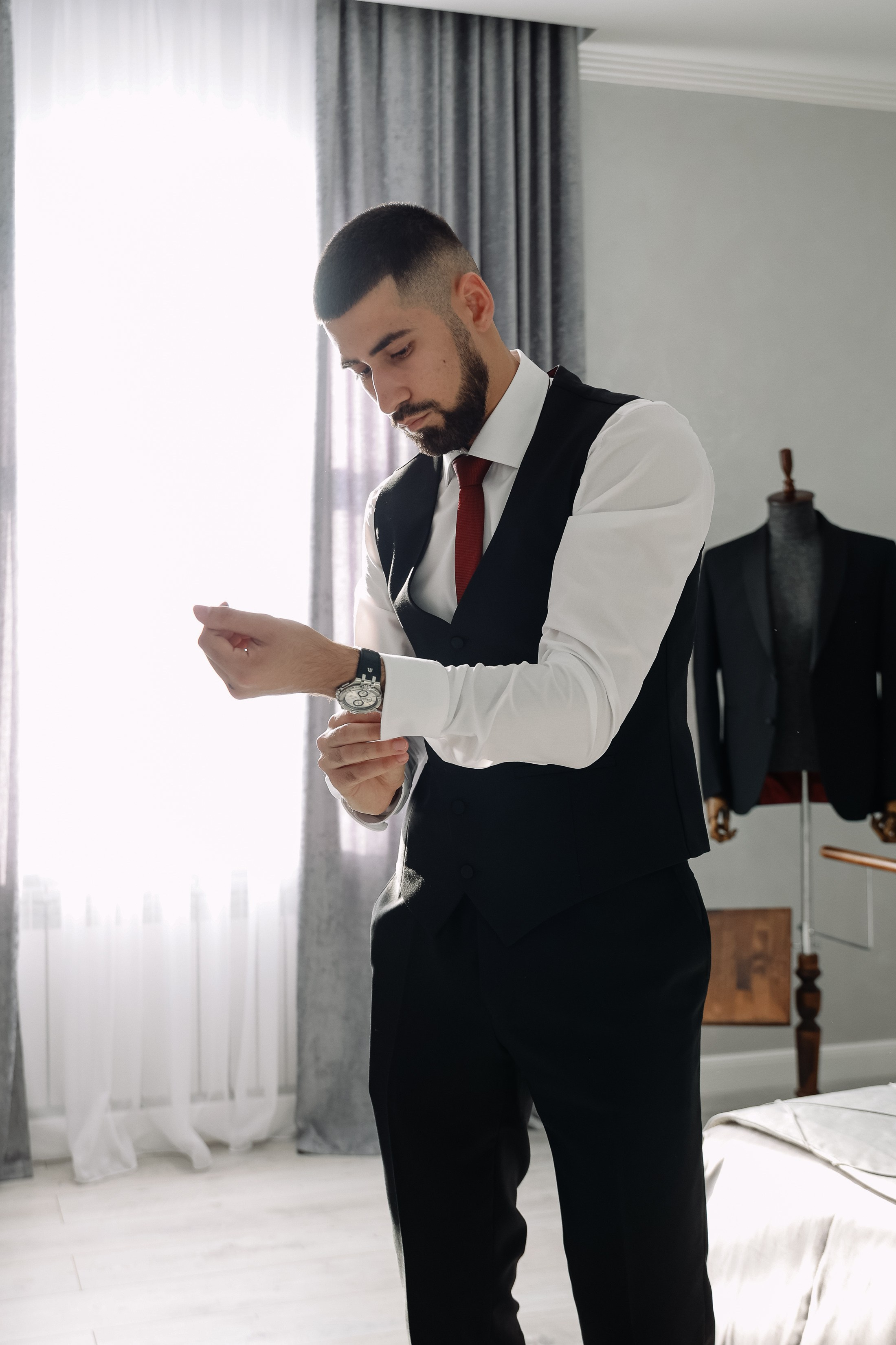 Сборы жениха. Фотограф Юлия Мальцева