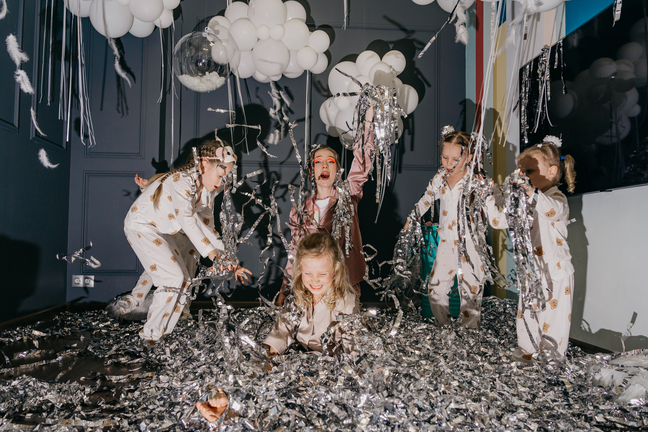 Пижамная вечеринка, Веронике 6 лет. Фотограф Никита Комаров