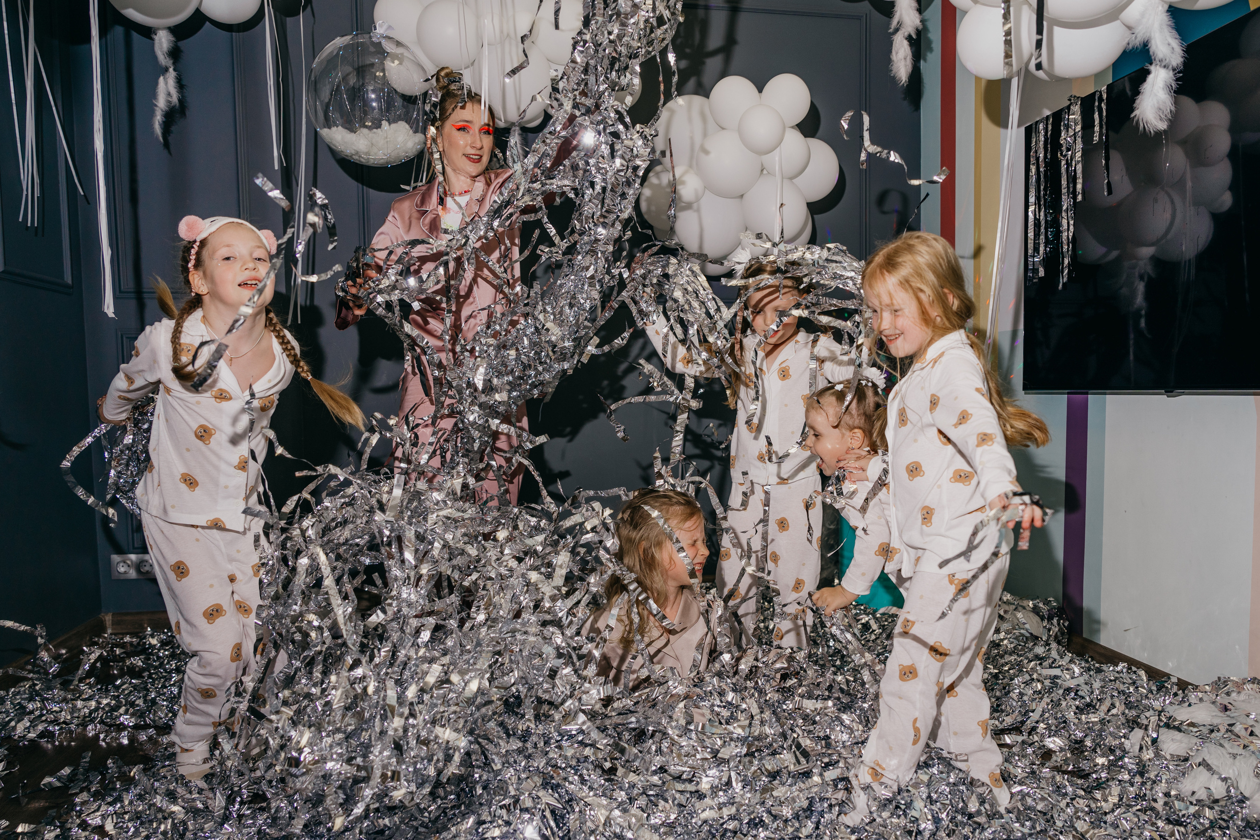 Пижамная вечеринка, Веронике 6 лет. Фотограф Никита Комаров