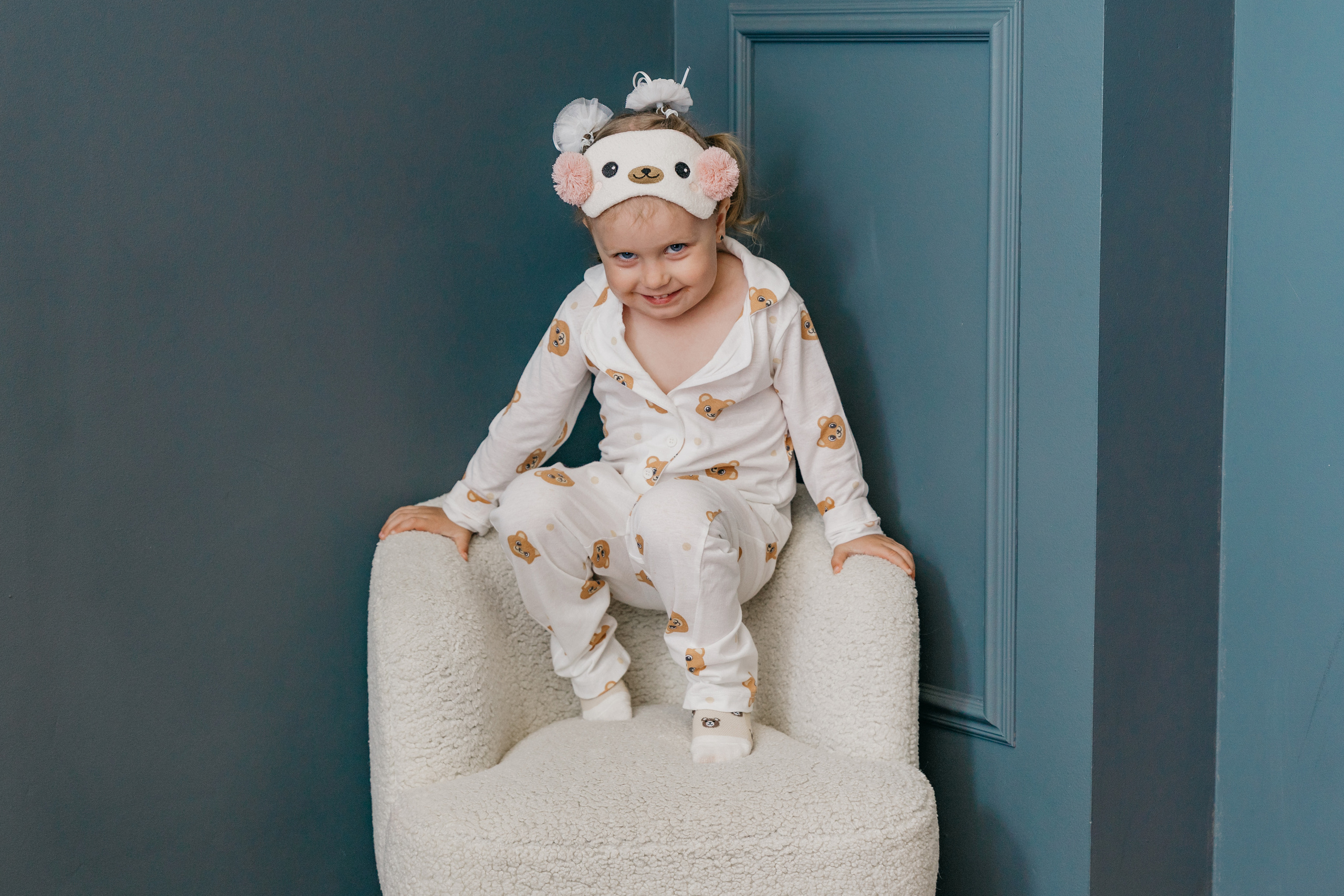 Пижамная вечеринка, Веронике 6 лет. Фотограф Никита Комаров