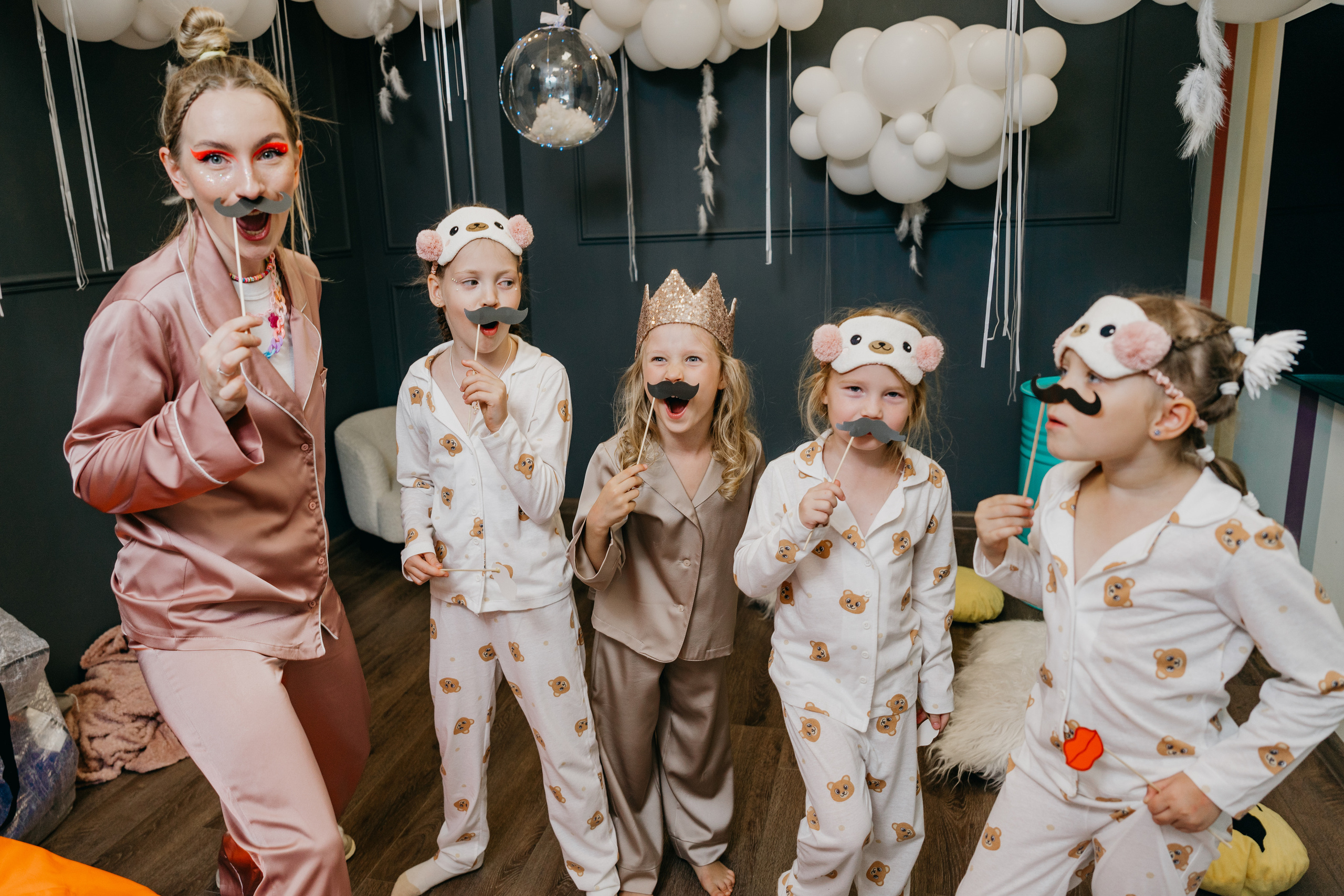 Пижамная вечеринка, Веронике 6 лет. Фотограф Никита Комаров