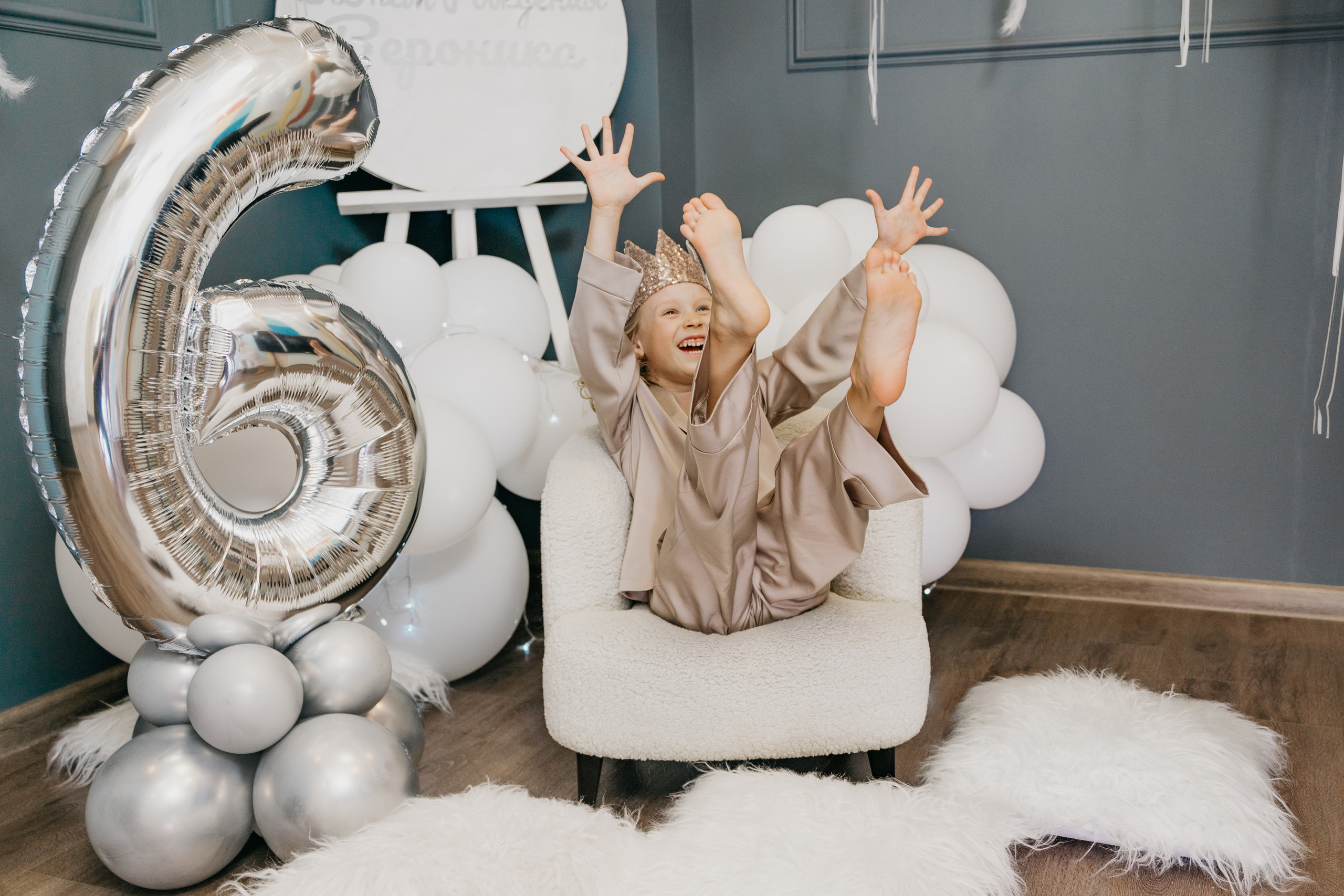 Пижамная вечеринка, Веронике 6 лет. Фотограф Никита Комаров