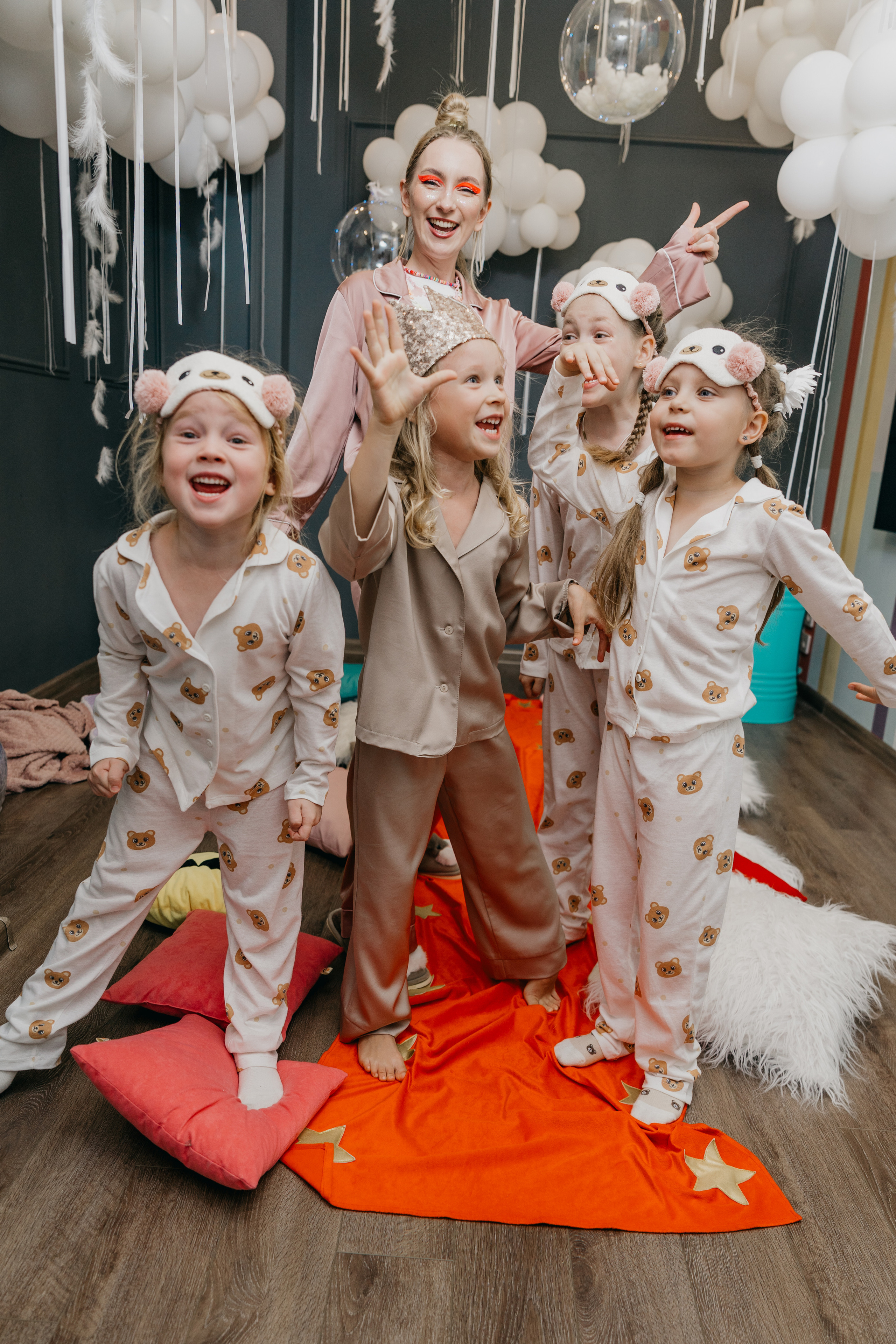 Пижамная вечеринка, Веронике 6 лет. Фотограф Никита Комаров