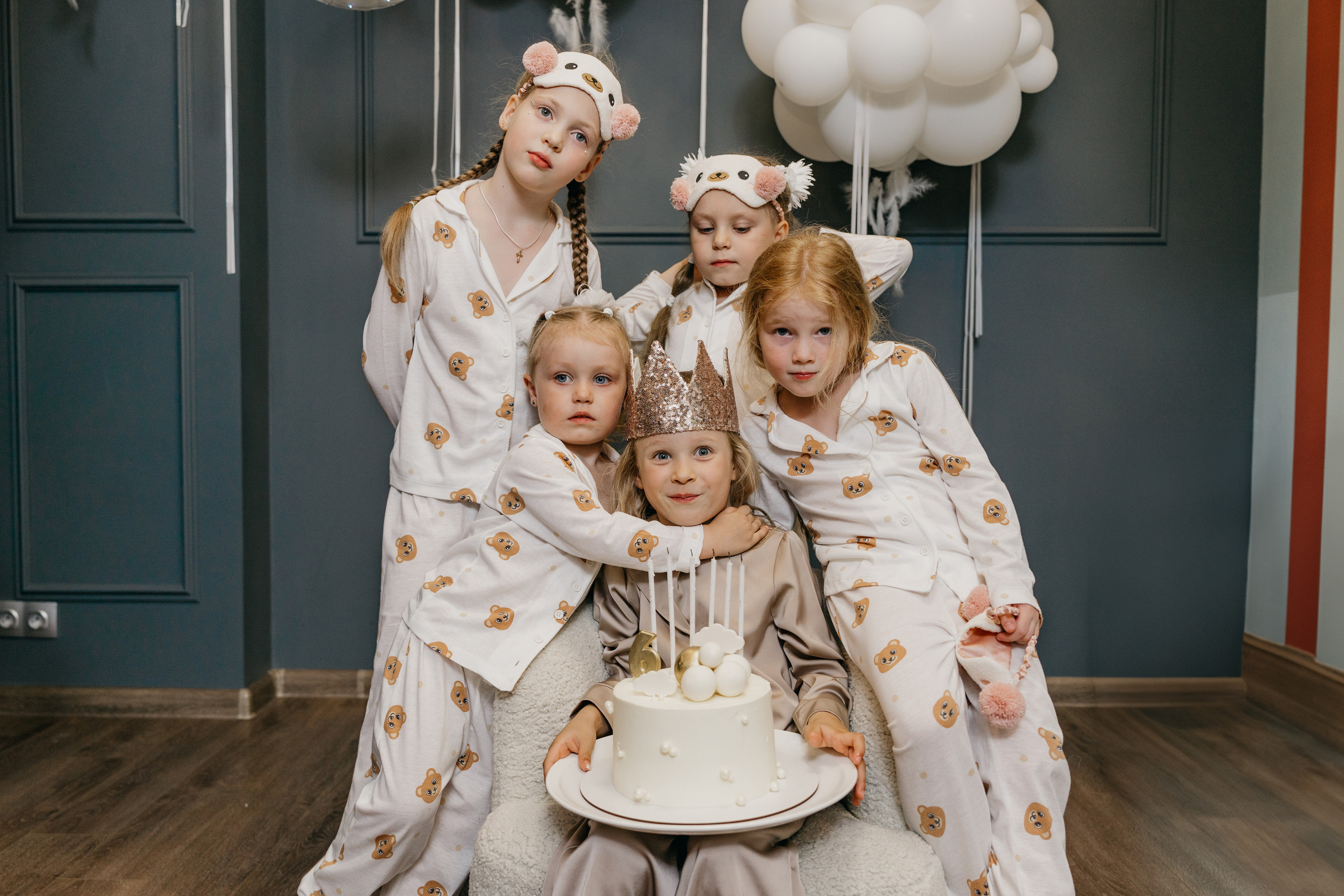 Пижамная вечеринка, Веронике 6 лет. Фотограф Никита Комаров