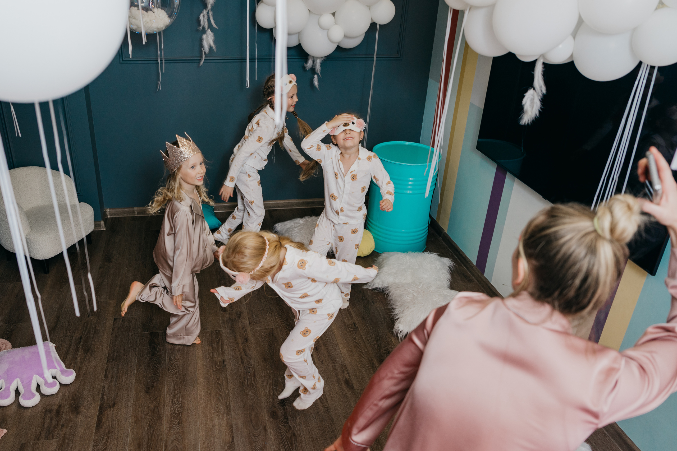 Пижамная вечеринка, Веронике 6 лет. Фотограф Никита Комаров