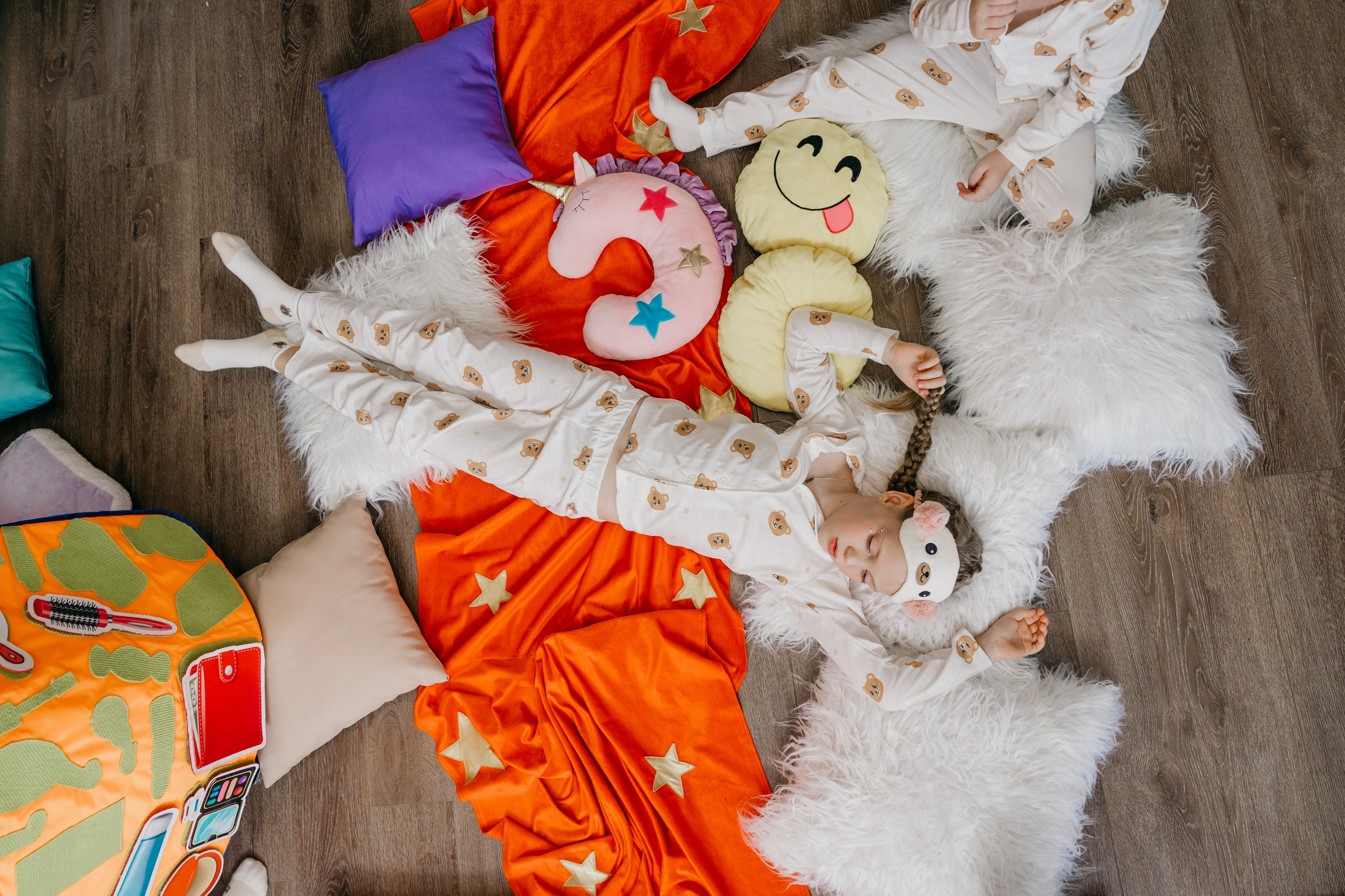 Пижамная вечеринка, Веронике 6 лет. Фотограф Никита Комаров