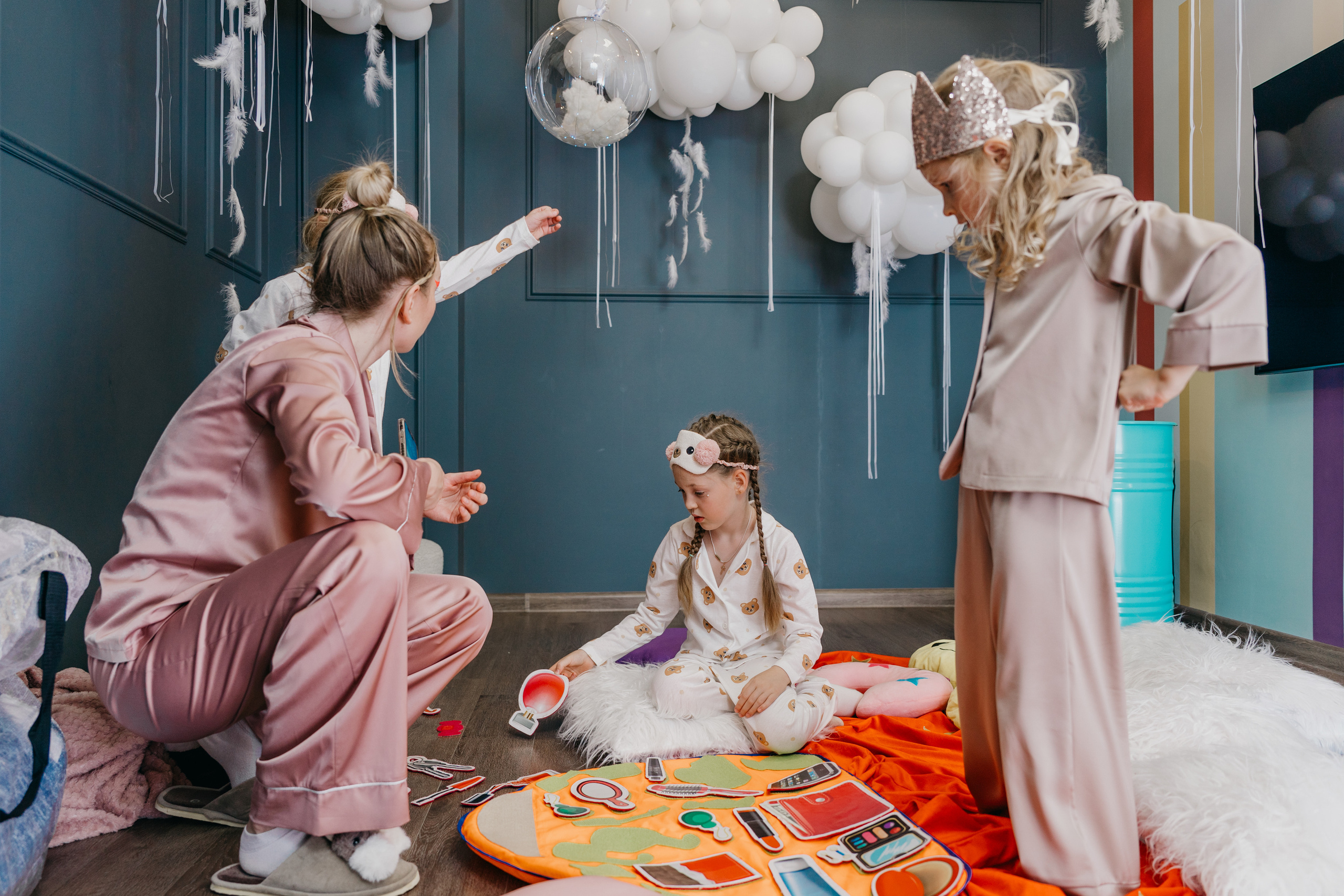 Пижамная вечеринка, Веронике 6 лет. Фотограф Никита Комаров