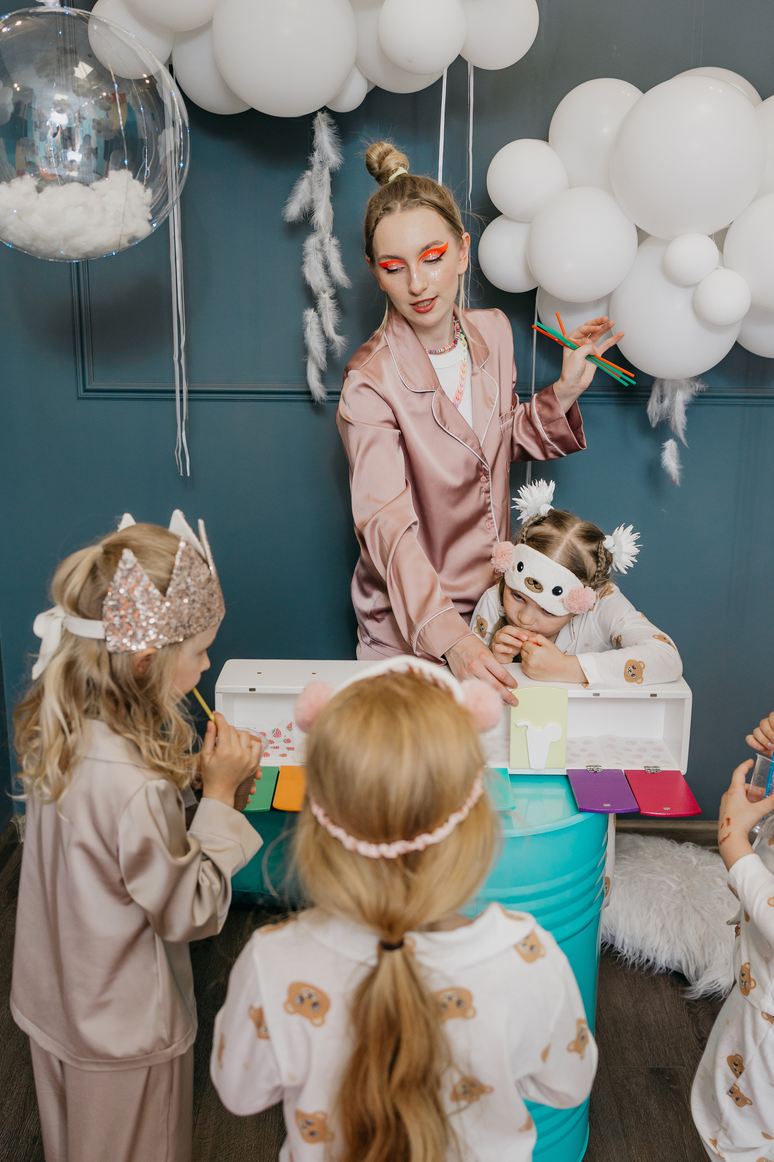 Пижамная вечеринка, Веронике 6 лет. Фотограф Никита Комаров