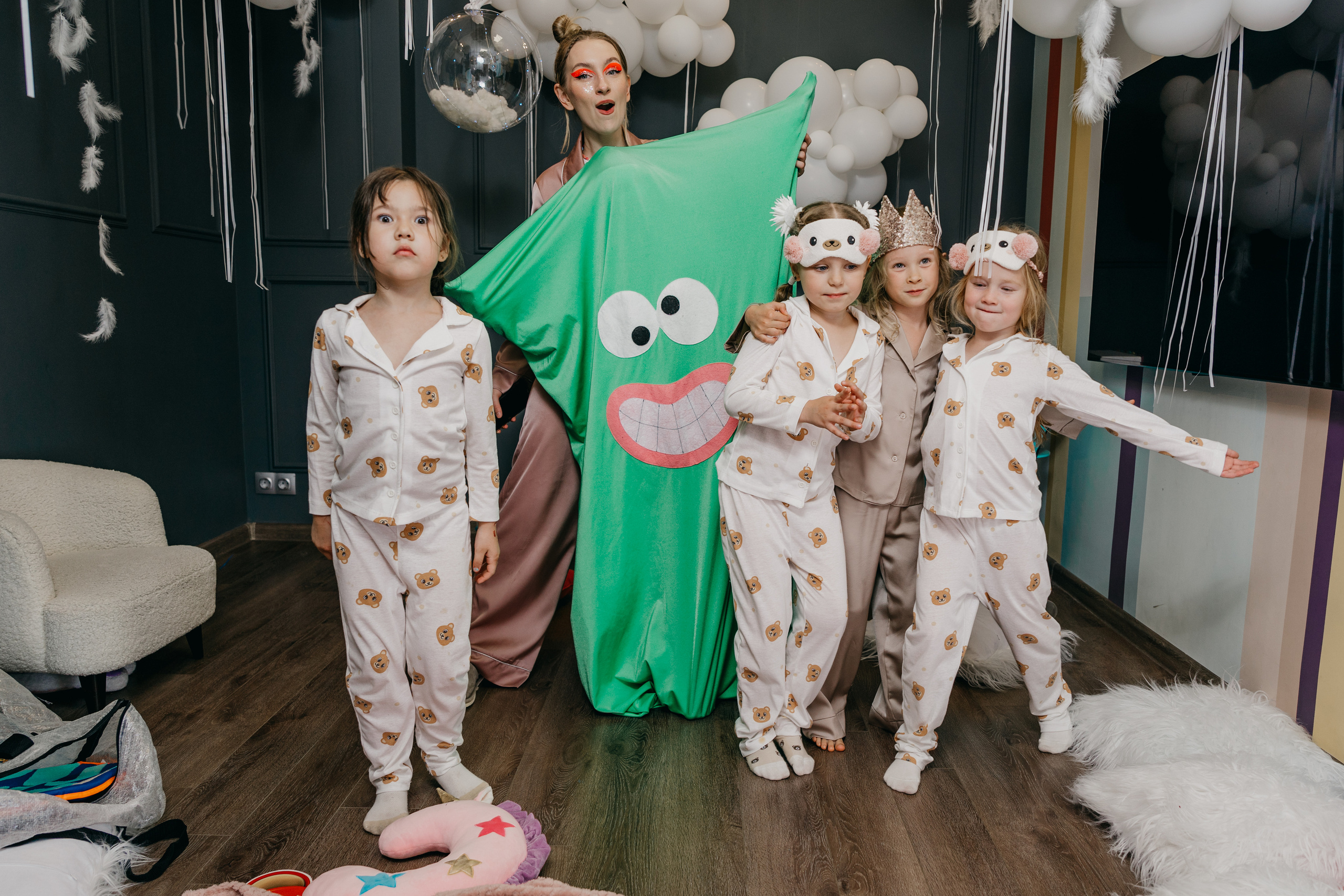 Пижамная вечеринка, Веронике 6 лет. Фотограф Никита Комаров