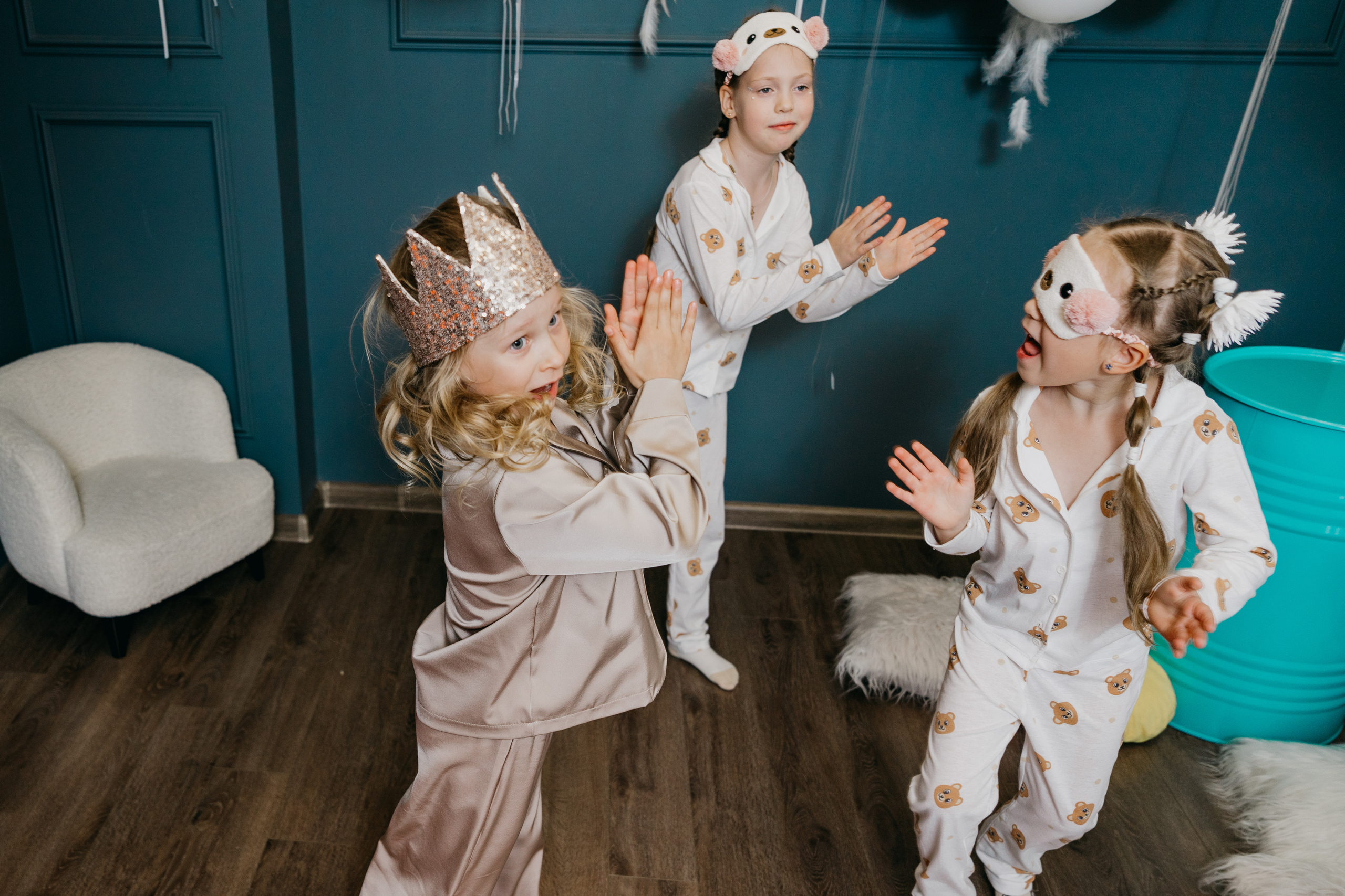 Пижамная вечеринка, Веронике 6 лет. Фотограф Никита Комаров