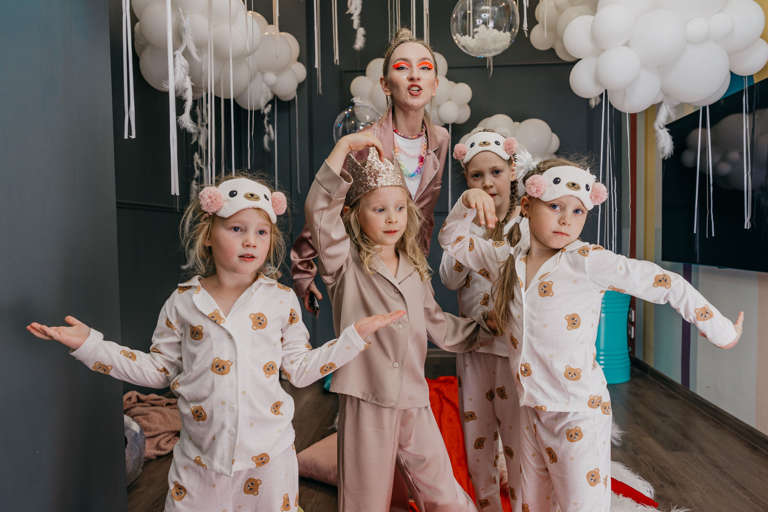 Пижамная вечеринка, Веронике 6 лет. Фотограф Никита Комаров