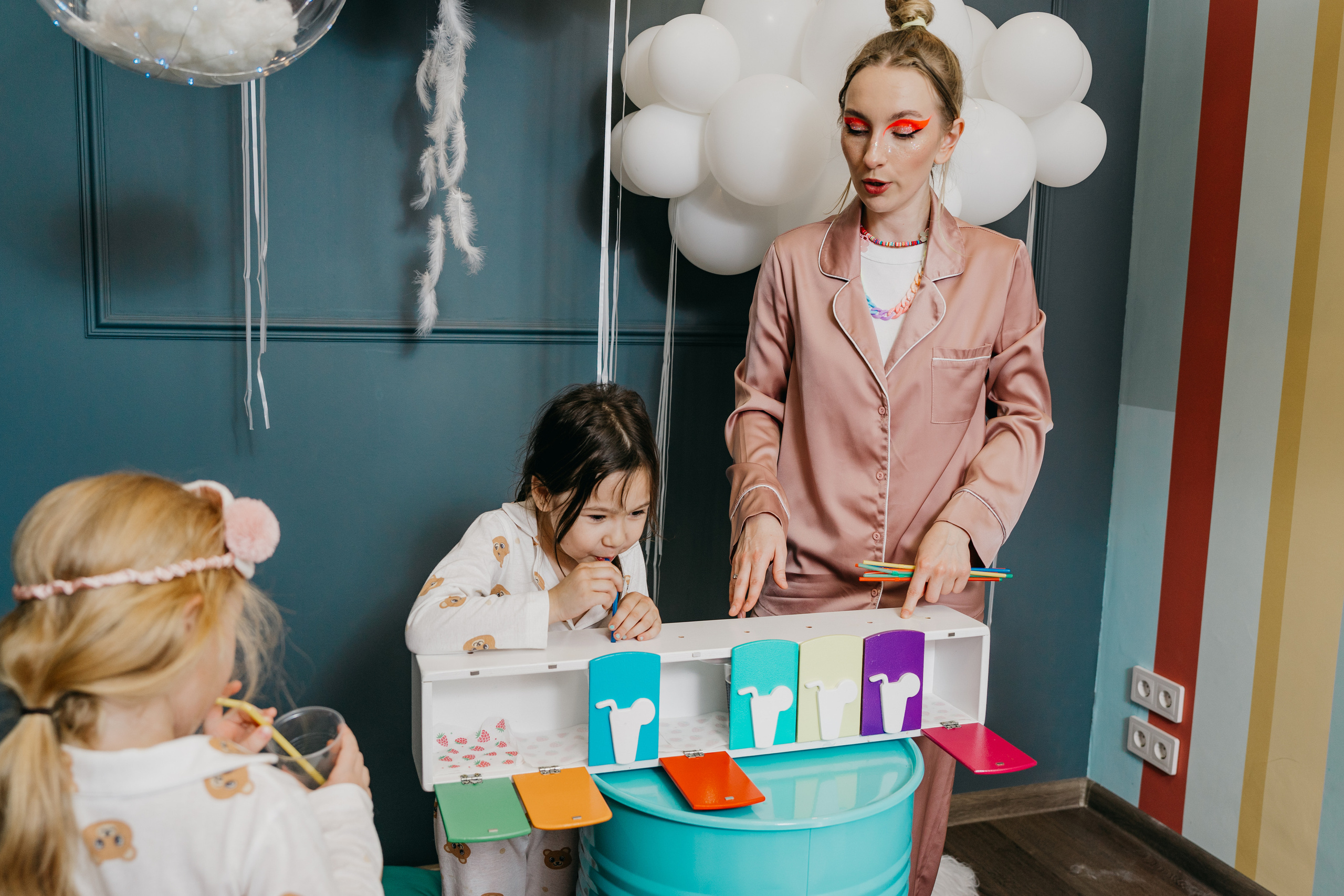 Пижамная вечеринка, Веронике 6 лет. Фотограф Никита Комаров