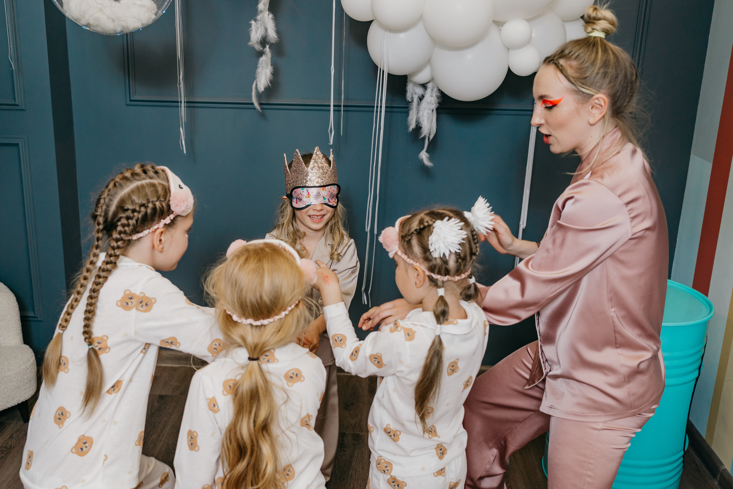 Пижамная вечеринка, Веронике 6 лет. Фотограф Никита Комаров