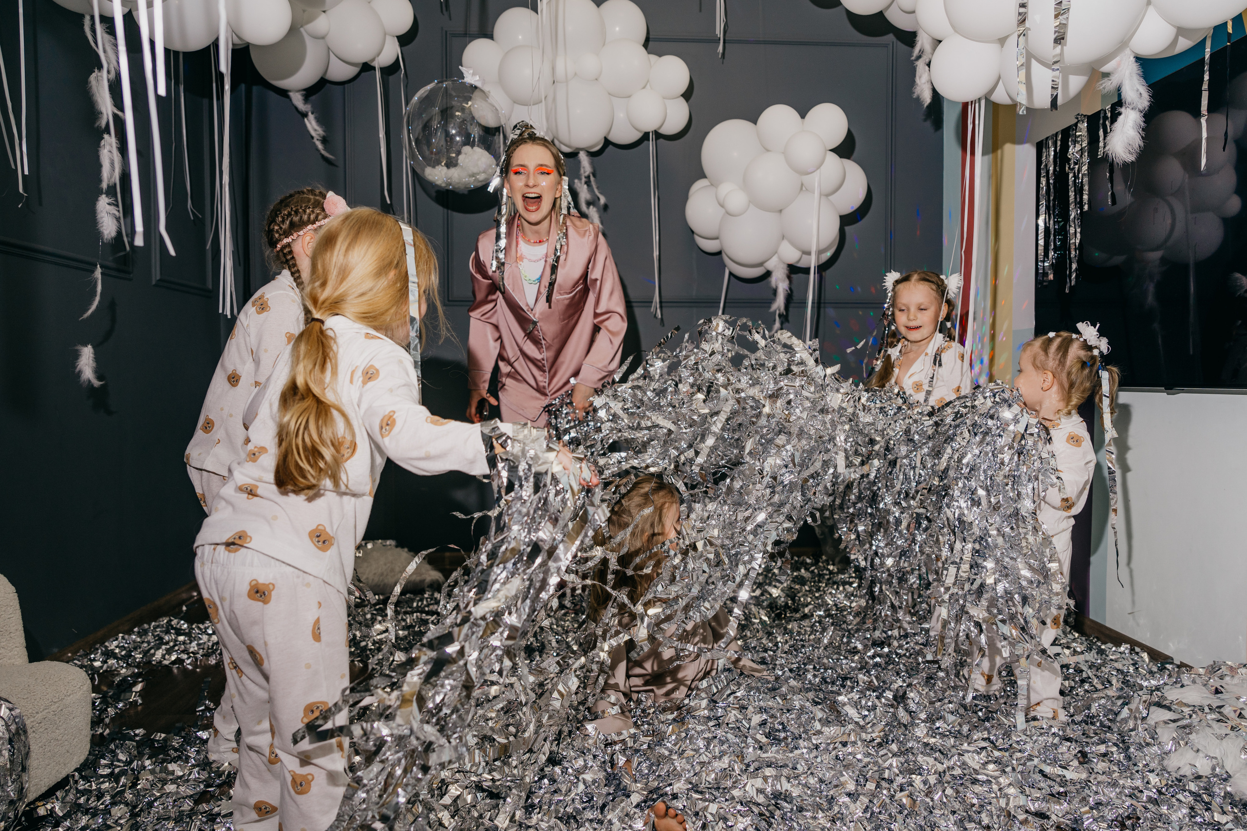 Пижамная вечеринка, Веронике 6 лет. Фотограф Никита Комаров