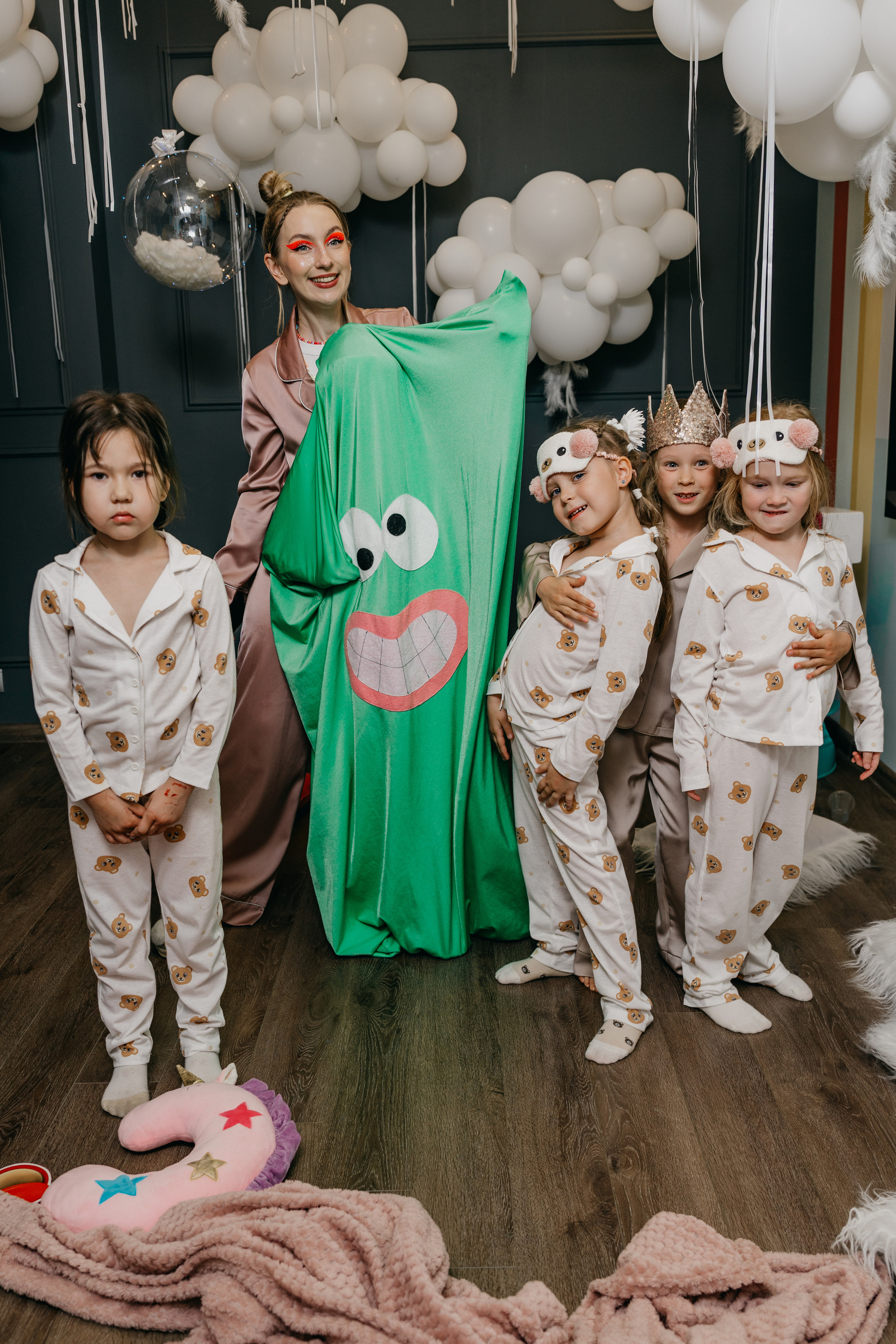 Пижамная вечеринка, Веронике 6 лет. Фотограф Никита Комаров