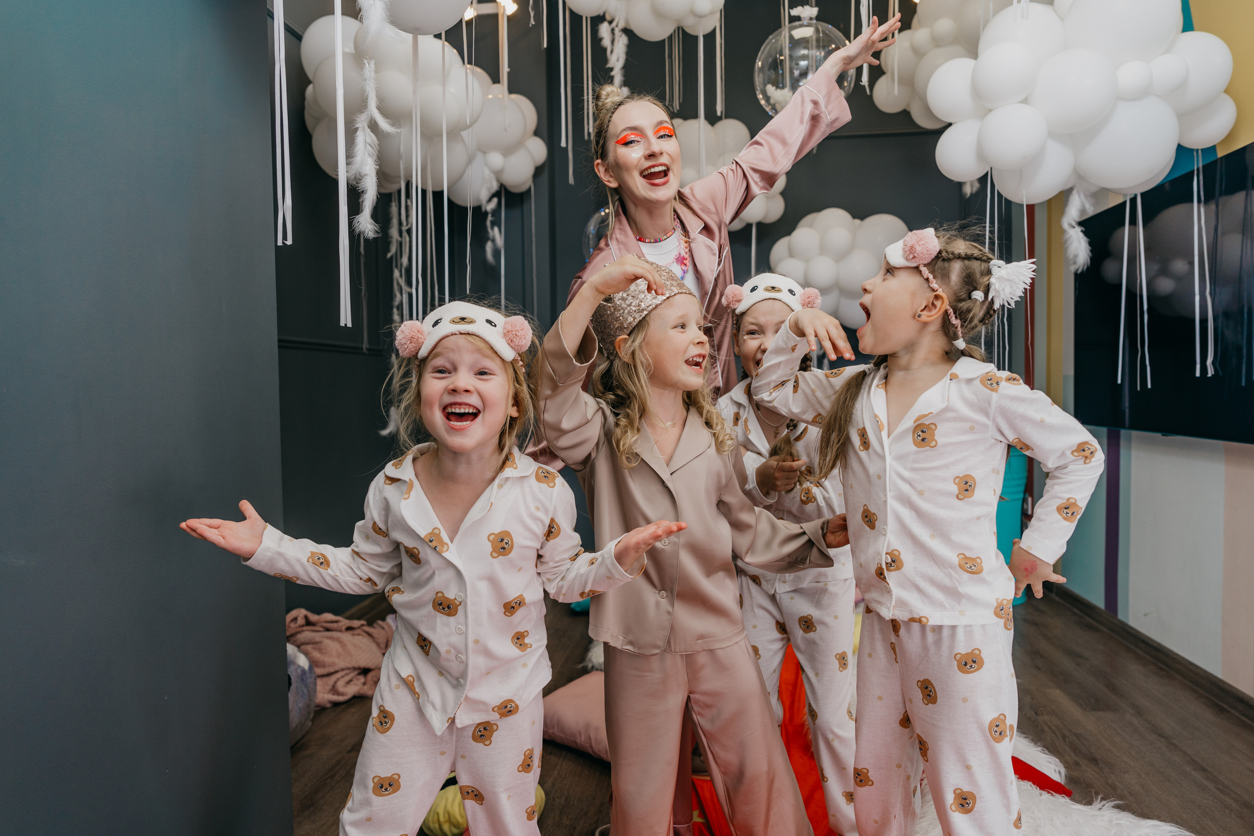 Пижамная вечеринка, Веронике 6 лет. Фотограф Никита Комаров