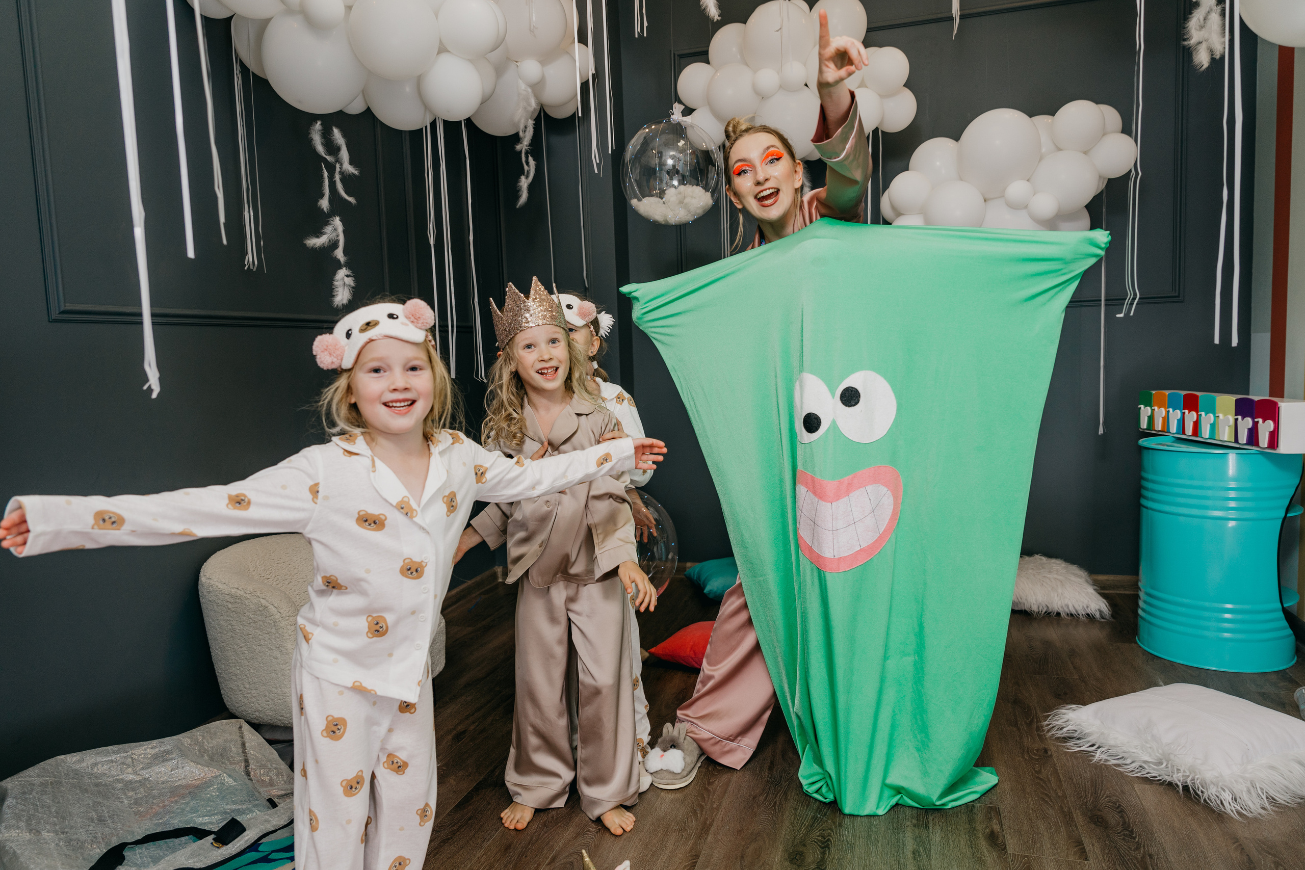 Пижамная вечеринка, Веронике 6 лет. Фотограф Никита Комаров