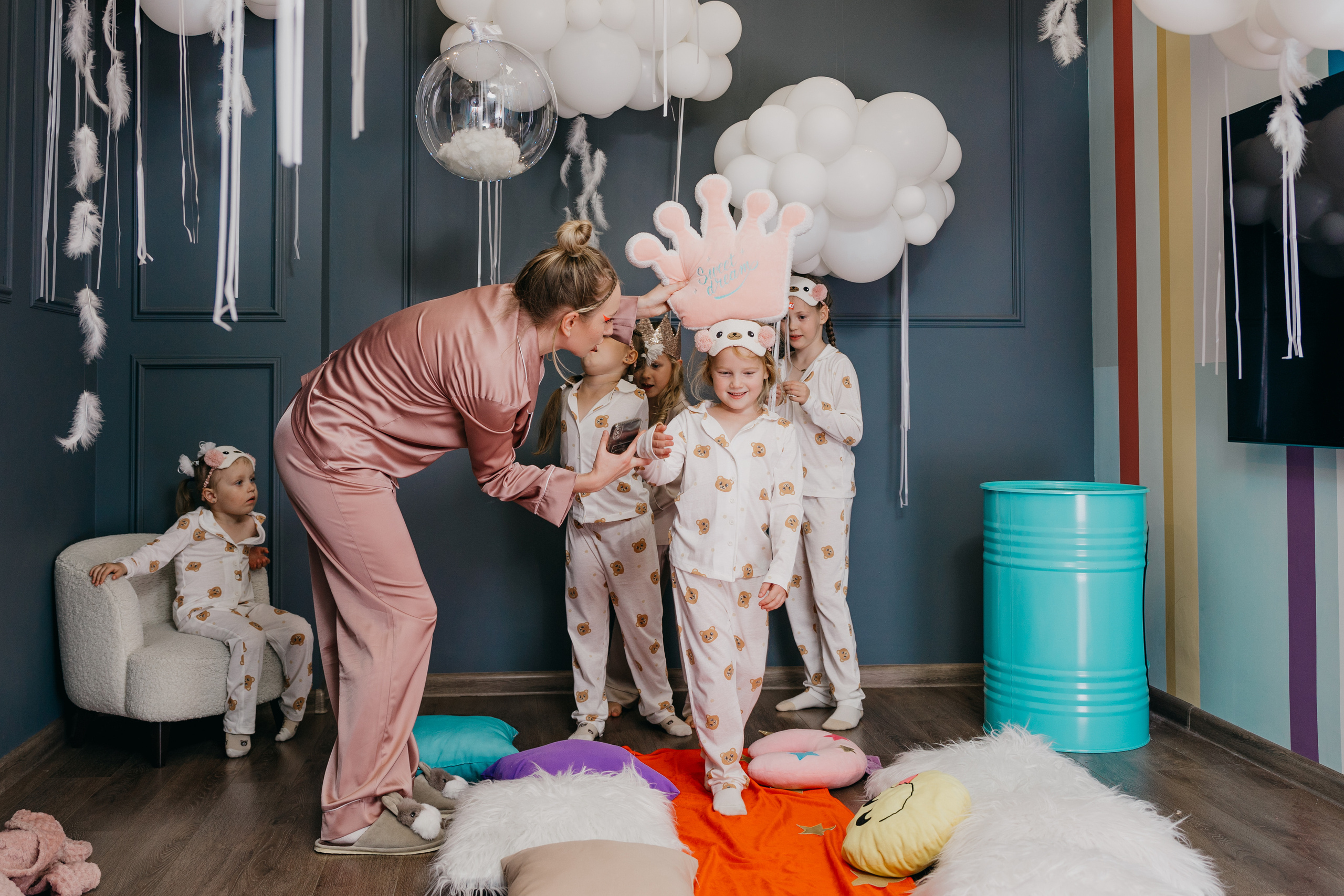 Пижамная вечеринка, Веронике 6 лет. Фотограф Никита Комаров