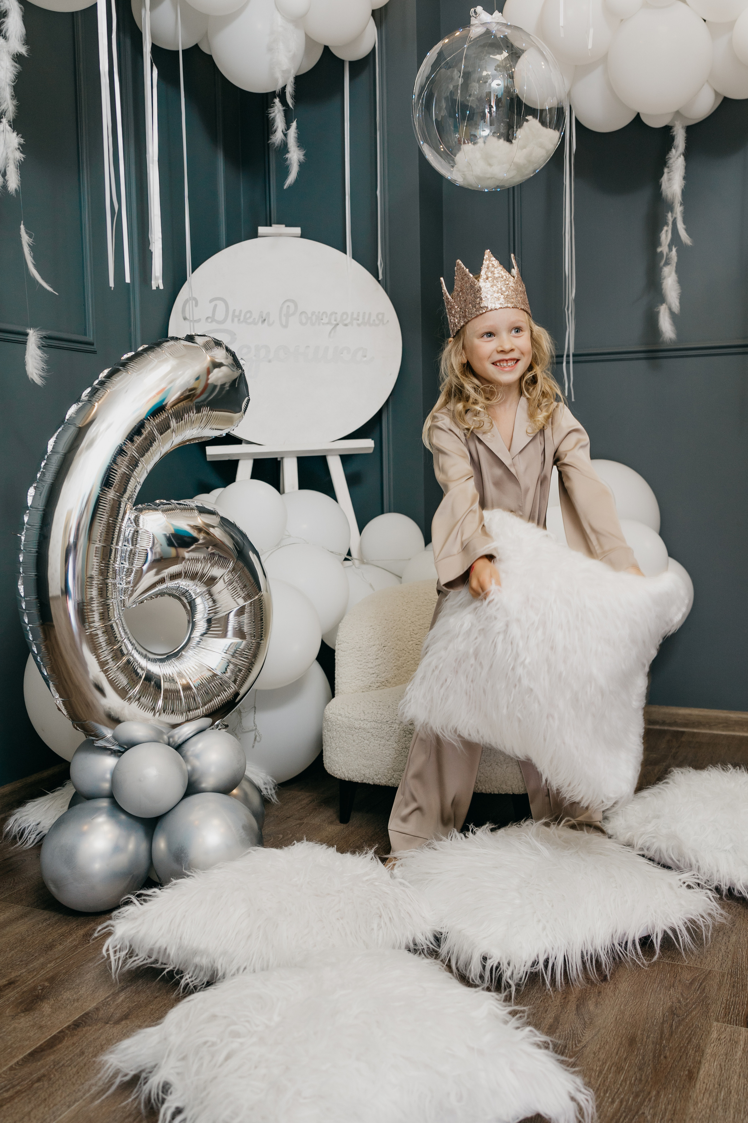 Пижамная вечеринка, Веронике 6 лет. Фотограф Никита Комаров