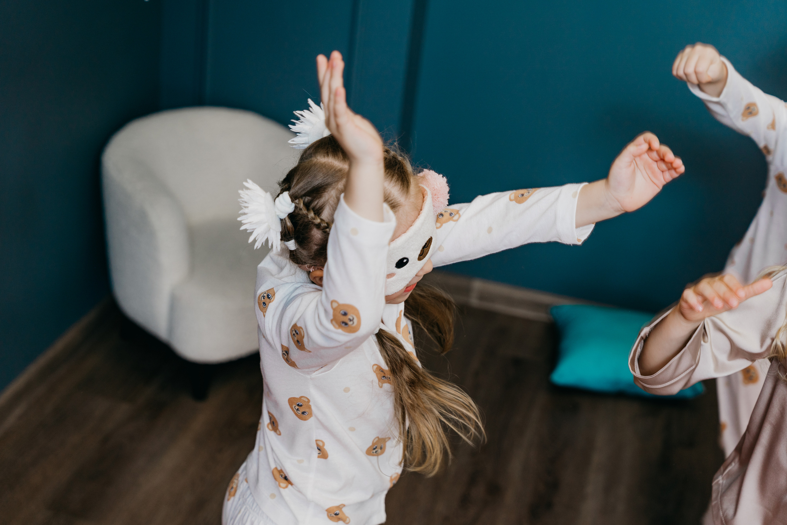 Пижамная вечеринка, Веронике 6 лет. Фотограф Никита Комаров