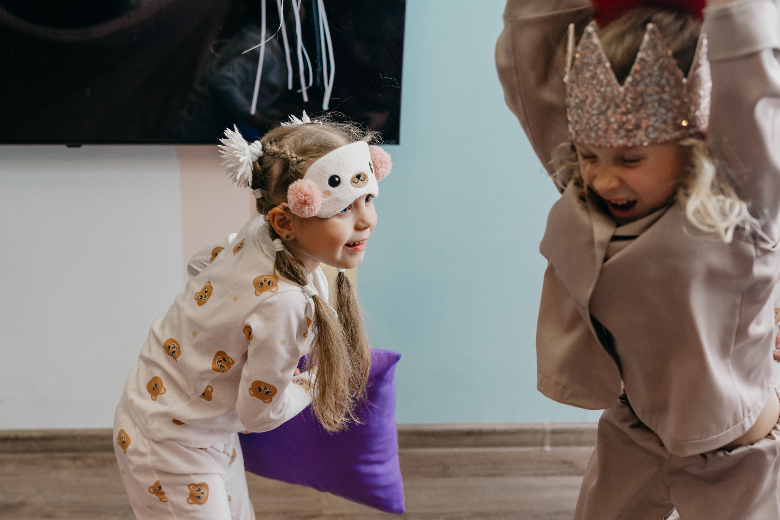 Пижамная вечеринка, Веронике 6 лет. Фотограф Никита Комаров