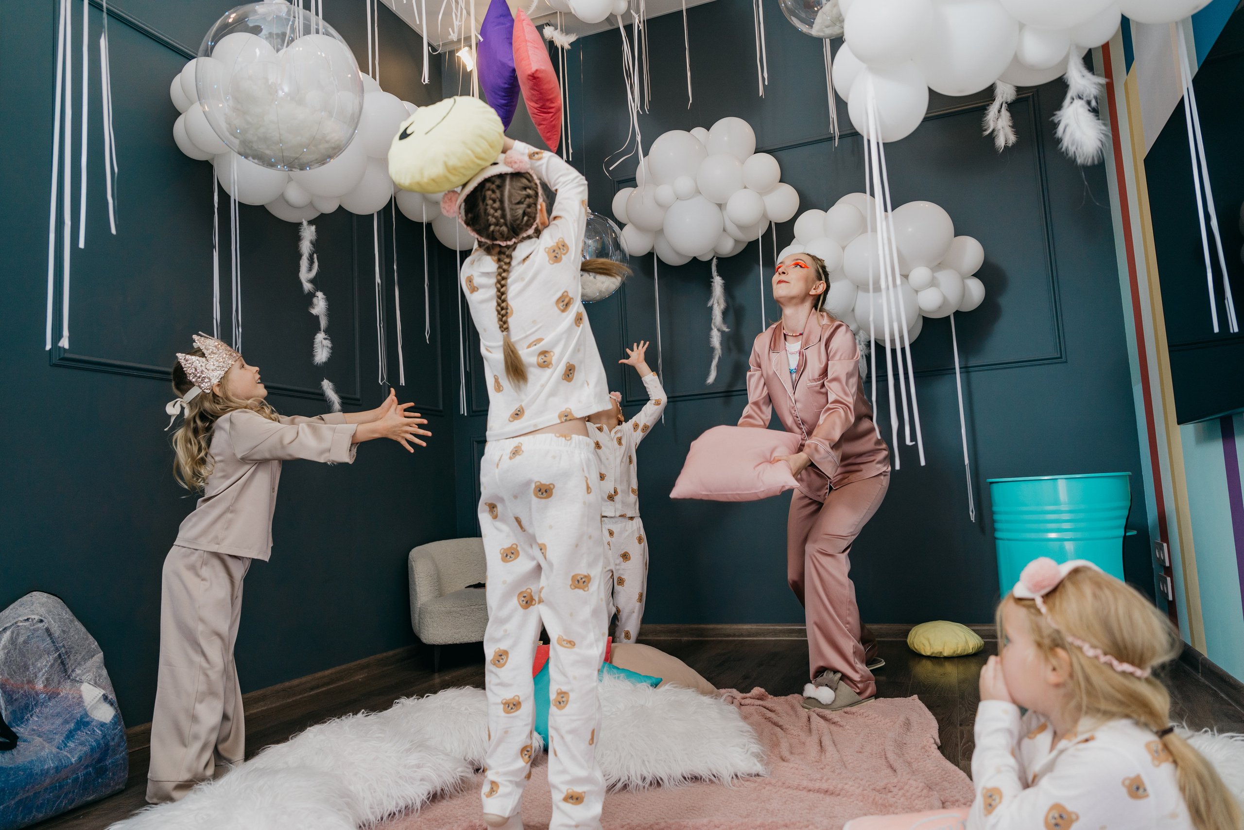 Пижамная вечеринка, Веронике 6 лет. Фотограф Никита Комаров