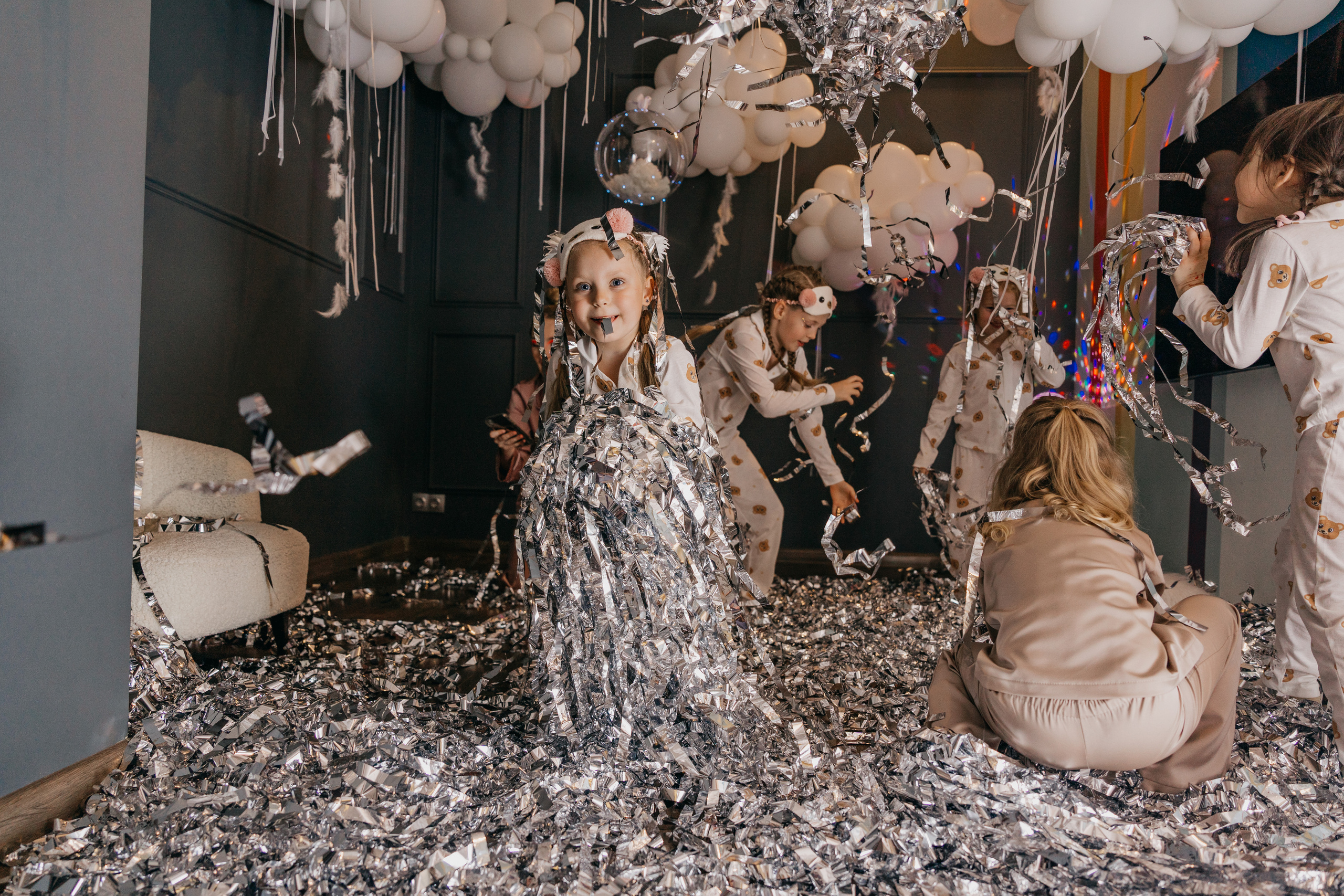 Пижамная вечеринка, Веронике 6 лет. Фотограф Никита Комаров