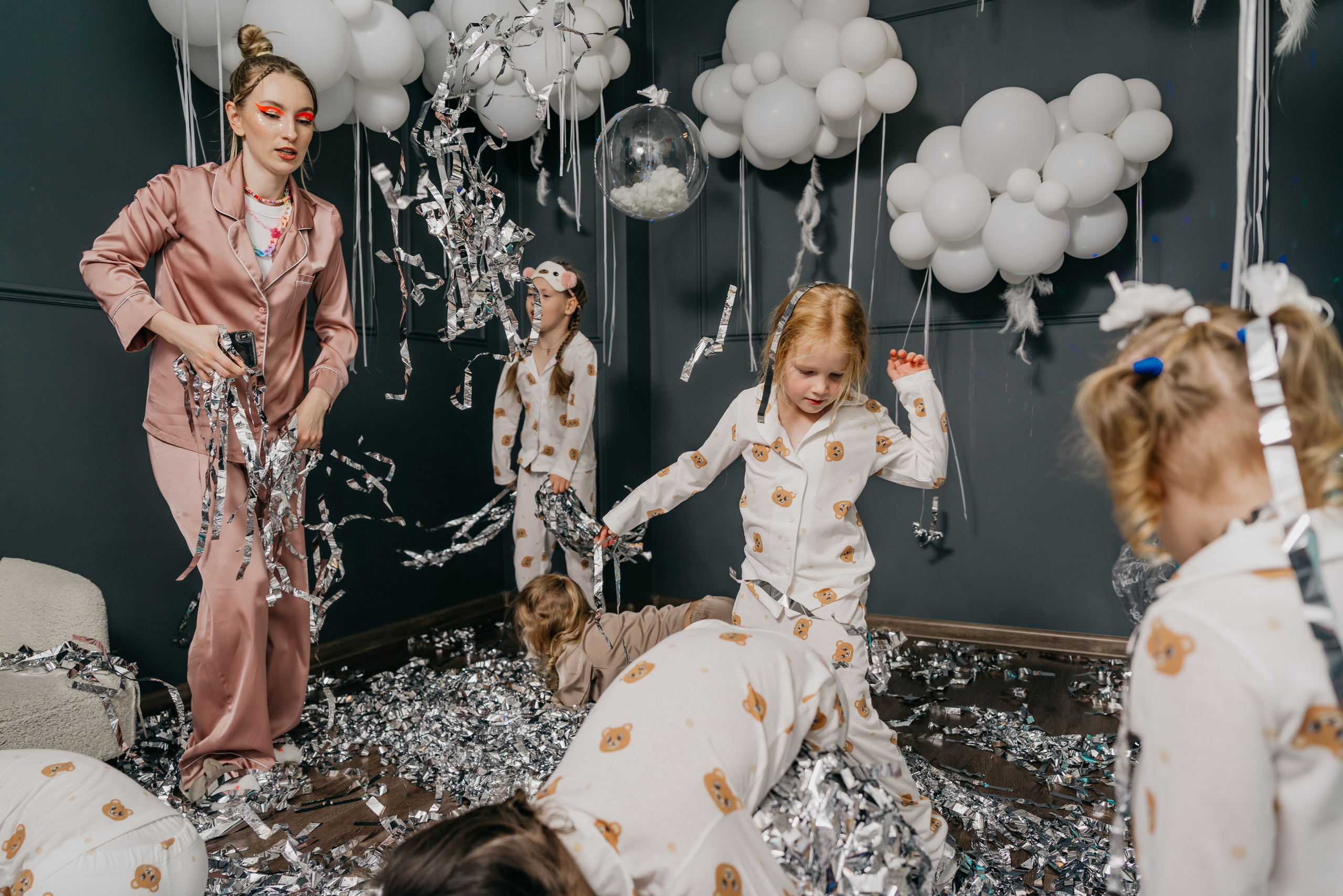 Пижамная вечеринка, Веронике 6 лет. Фотограф Никита Комаров