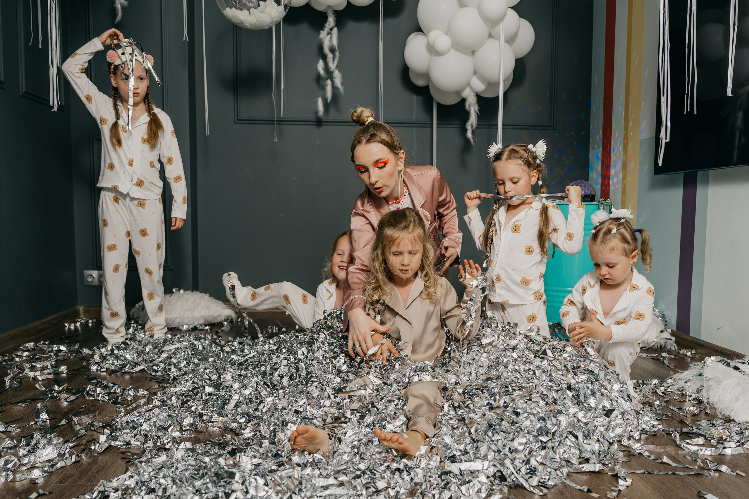 Пижамная вечеринка, Веронике 6 лет. Фотограф Никита Комаров