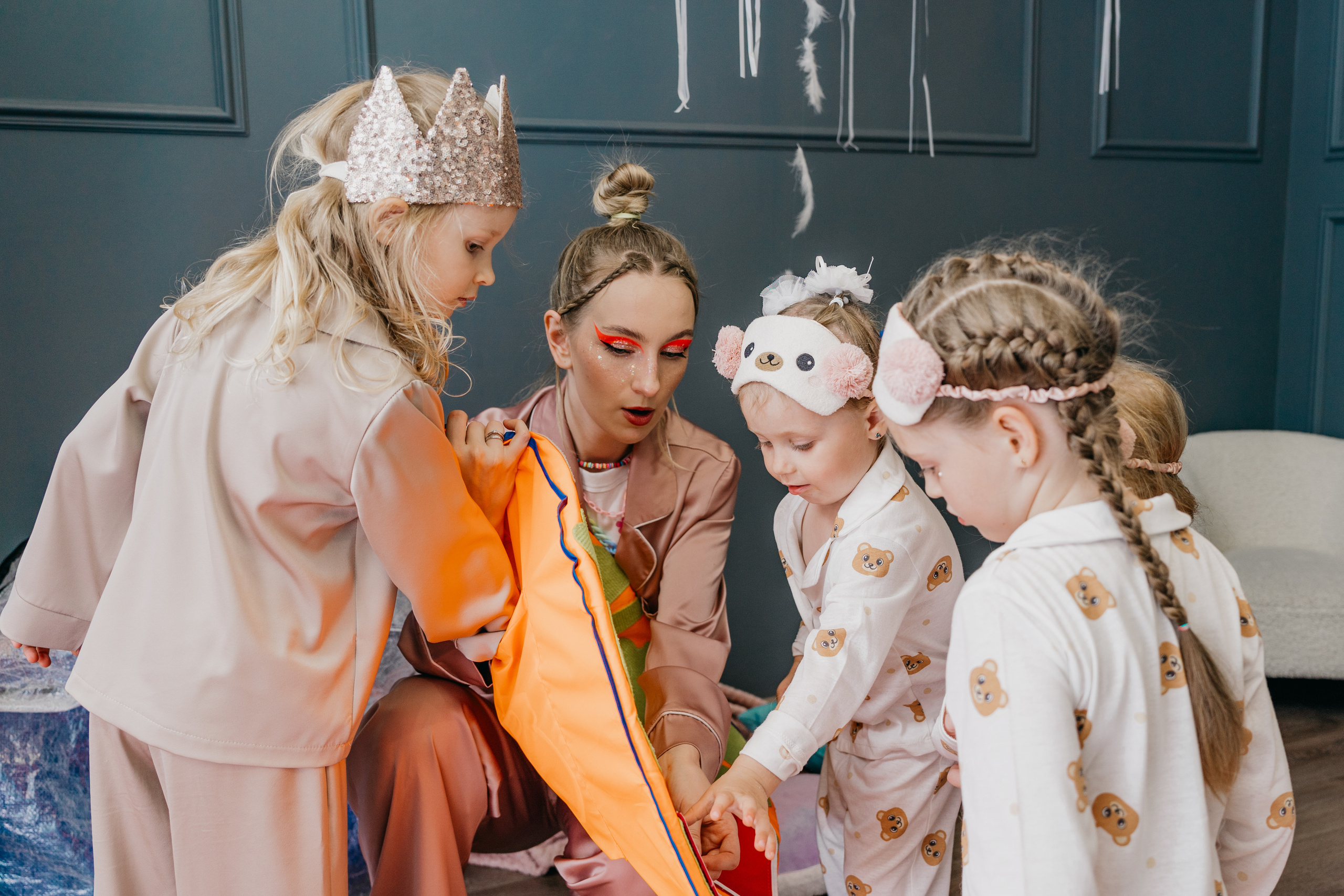 Пижамная вечеринка, Веронике 6 лет. Фотограф Никита Комаров