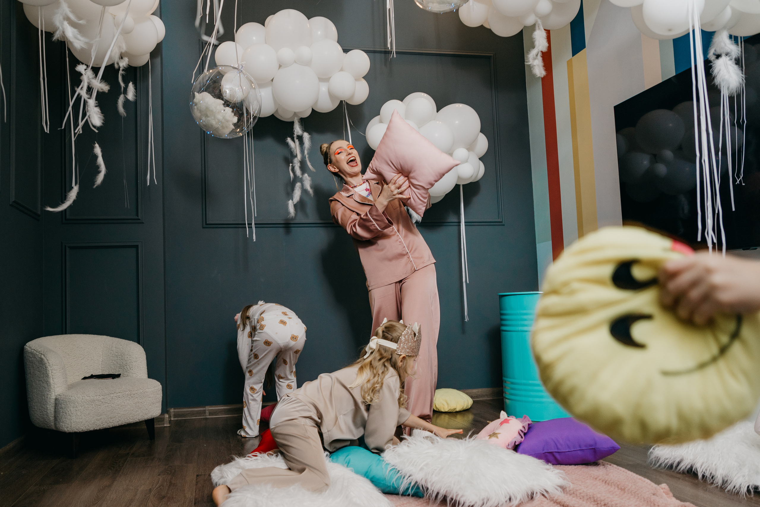 Пижамная вечеринка, Веронике 6 лет. Фотограф Никита Комаров