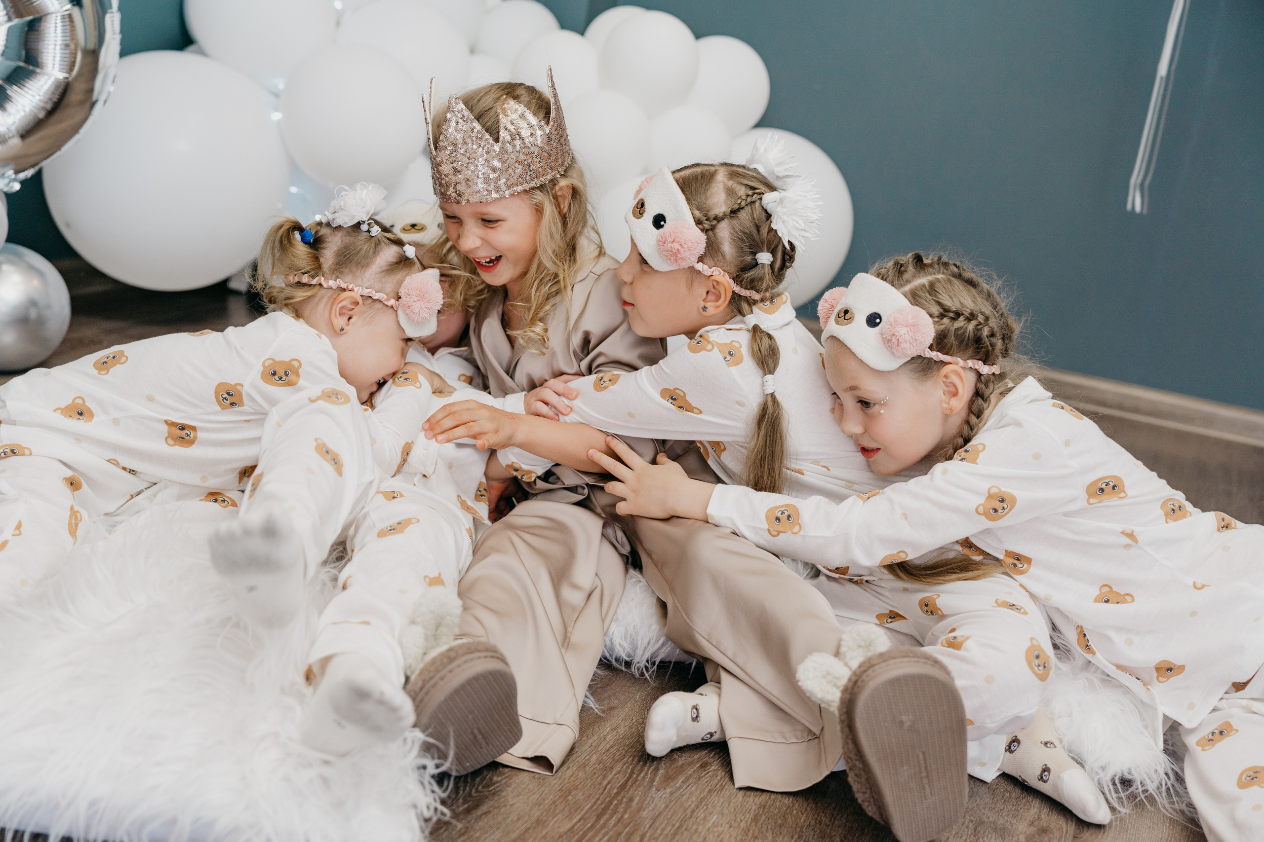 Пижамная вечеринка, Веронике 6 лет. Фотограф Никита Комаров