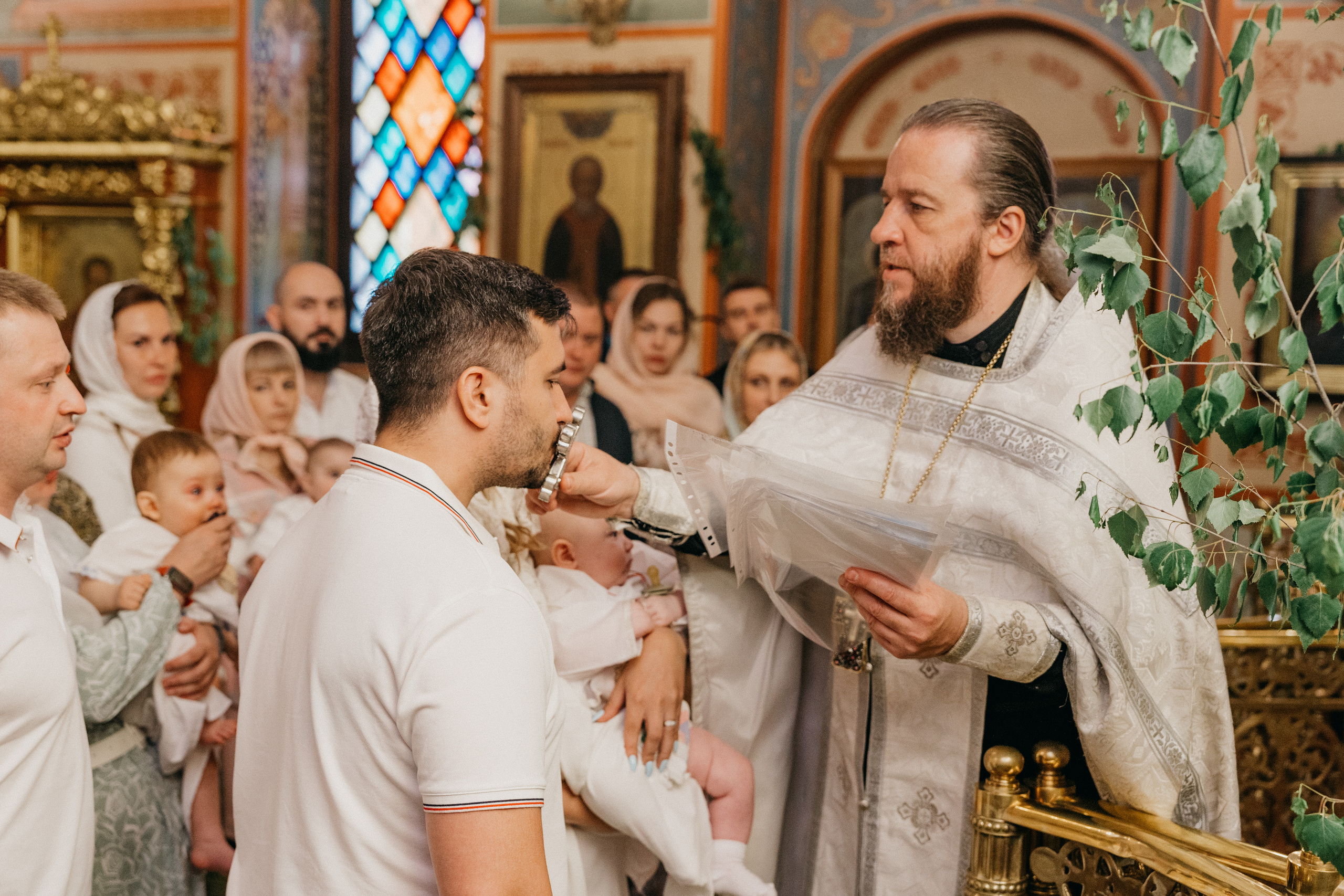 Крещение Ярослава. Фотограф Никита Комаров