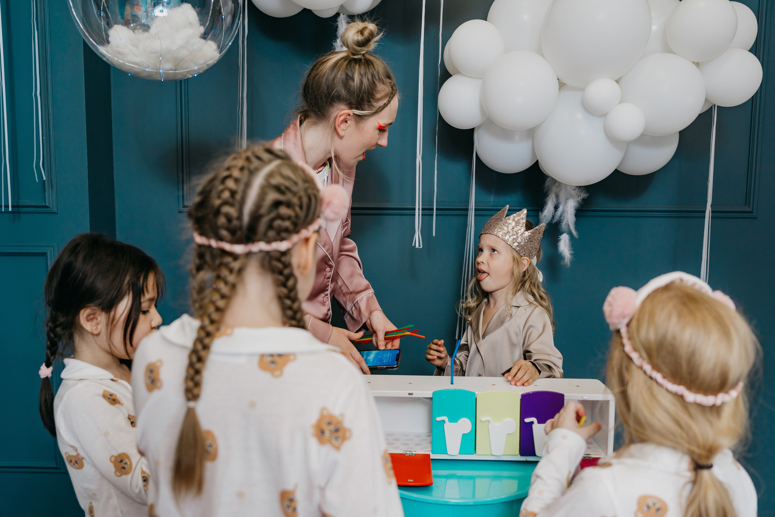 Пижамная вечеринка, Веронике 6 лет. Фотограф Никита Комаров