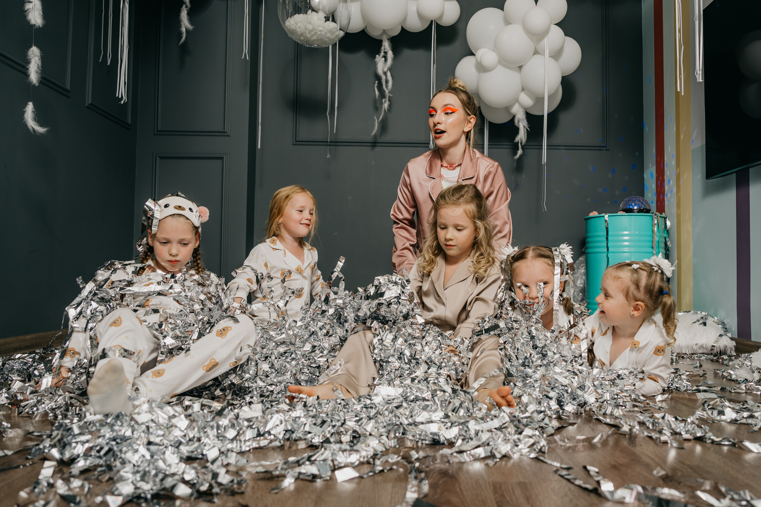 Пижамная вечеринка, Веронике 6 лет. Фотограф Никита Комаров