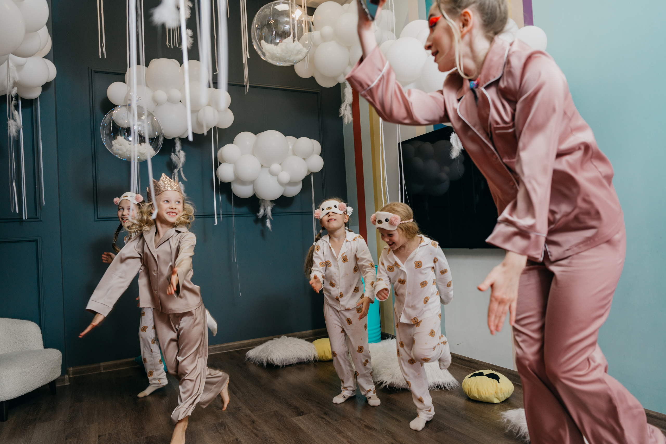 Пижамная вечеринка, Веронике 6 лет. Фотограф Никита Комаров