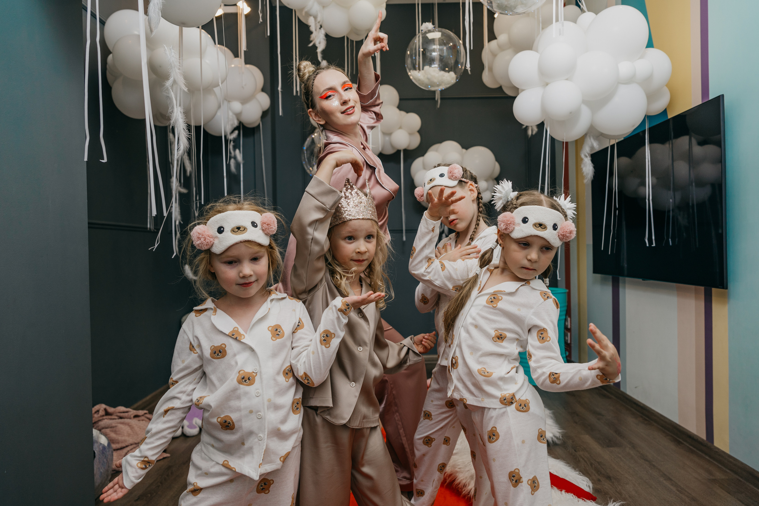 Пижамная вечеринка, Веронике 6 лет. Фотограф Никита Комаров