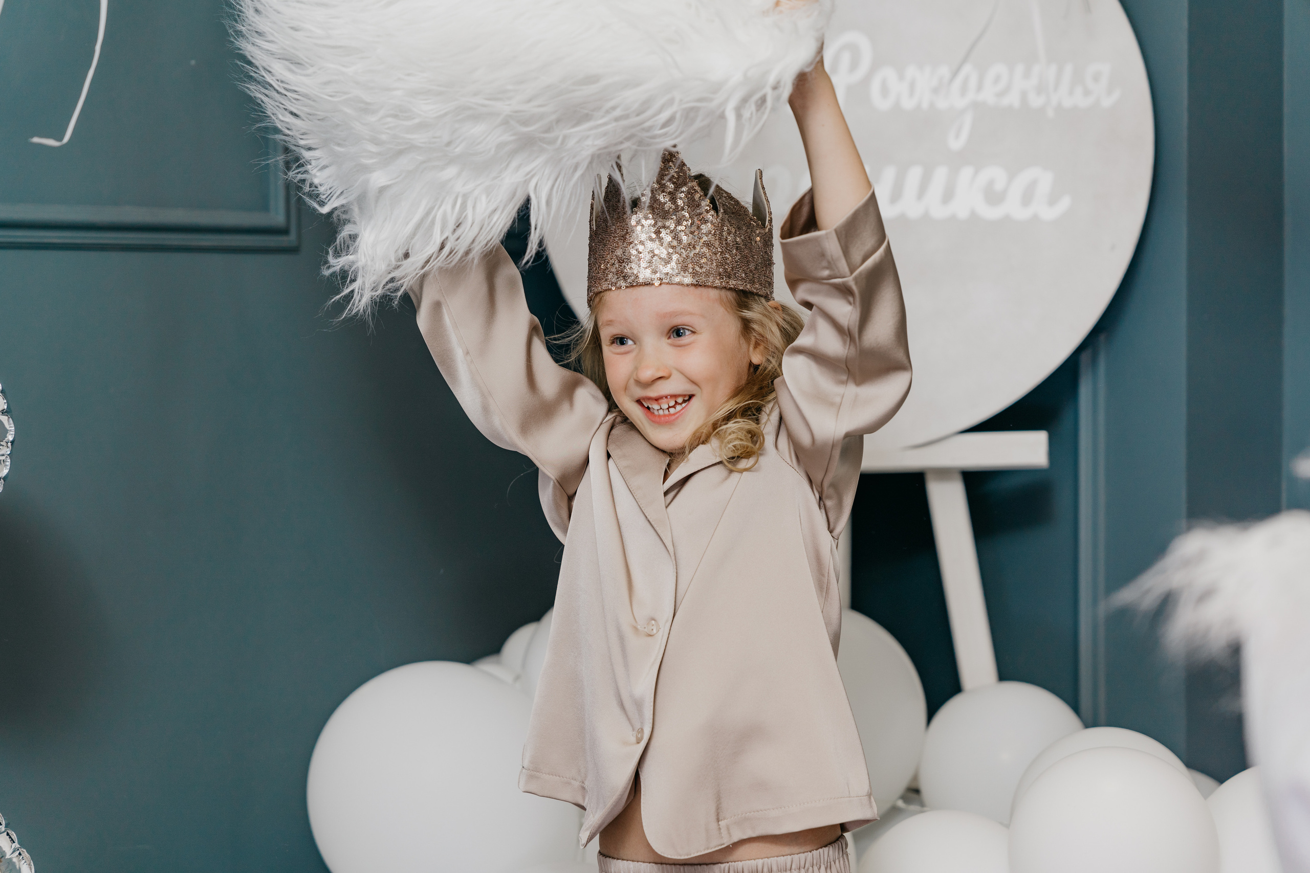 Пижамная вечеринка, Веронике 6 лет. Фотограф Никита Комаров