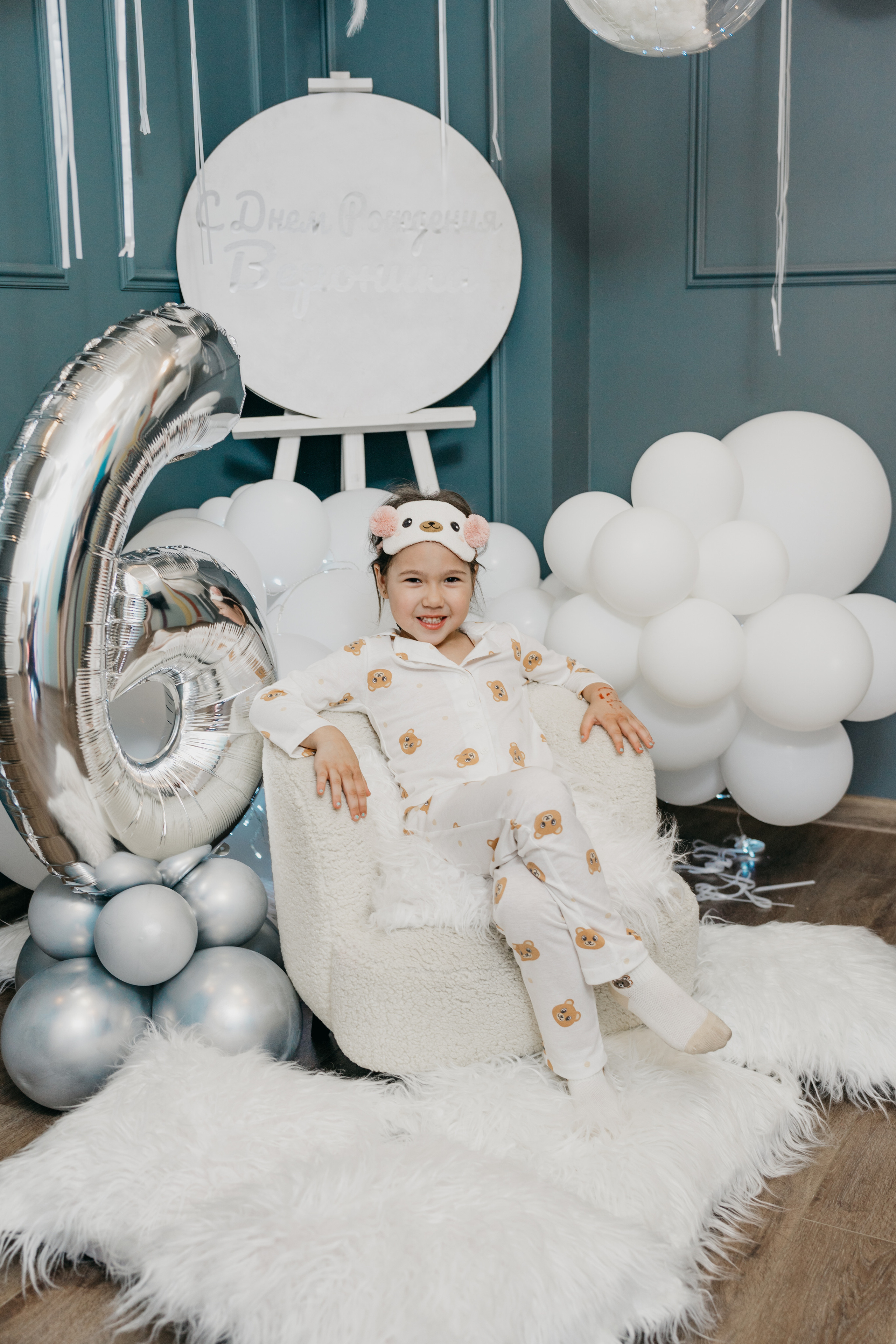 Пижамная вечеринка, Веронике 6 лет. Фотограф Никита Комаров