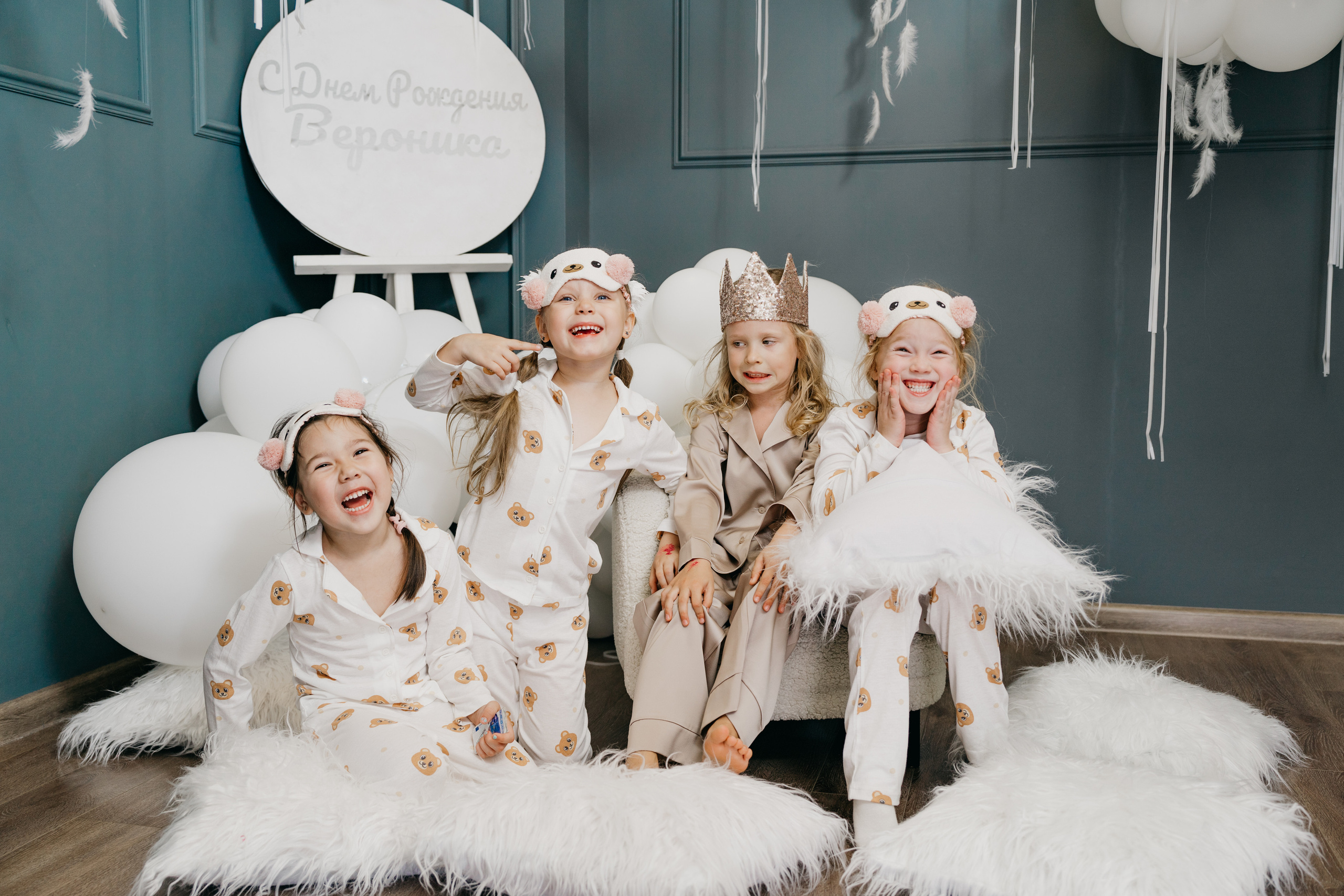 Пижамная вечеринка, Веронике 6 лет. Фотограф Никита Комаров