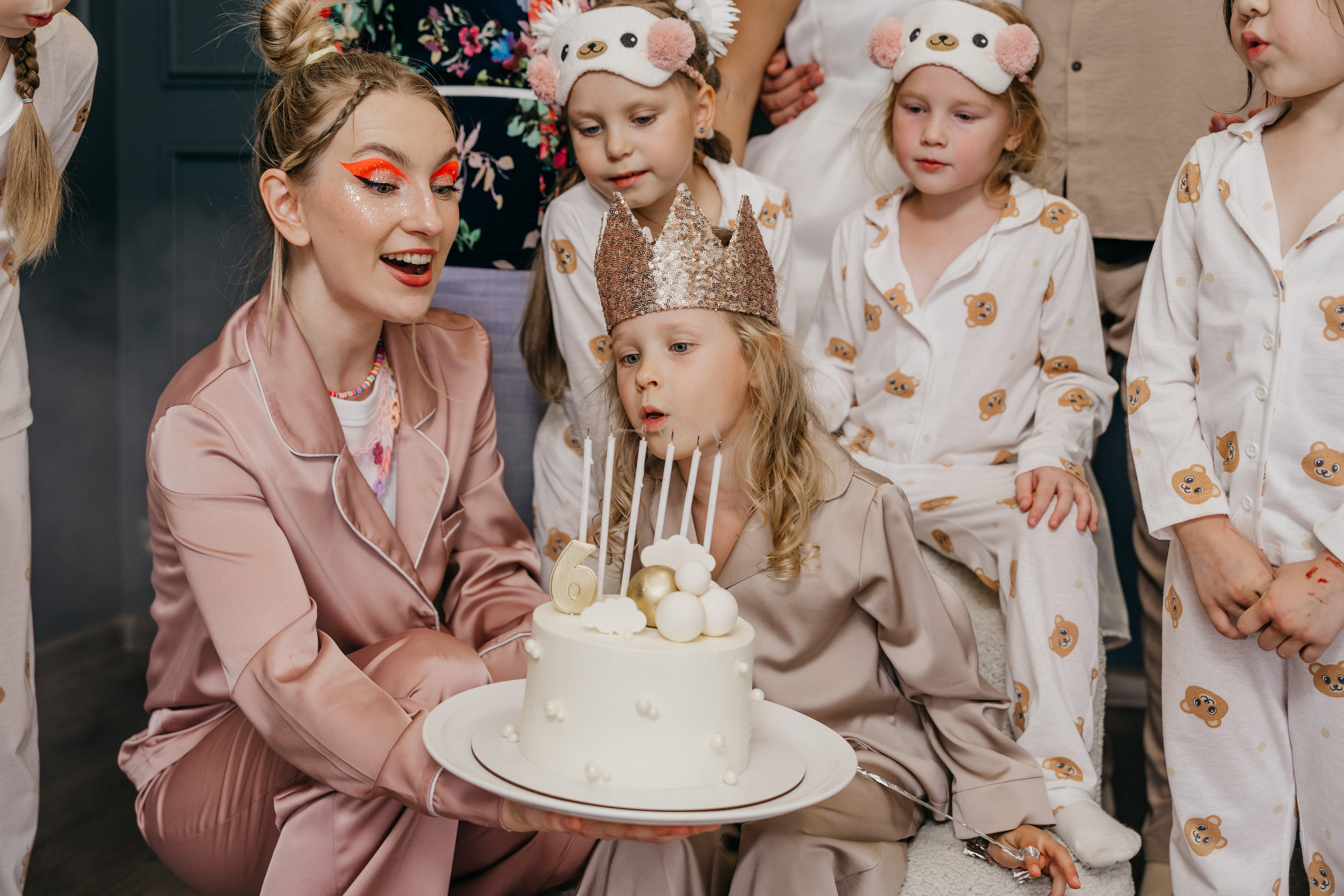 Пижамная вечеринка, Веронике 6 лет. Фотограф Никита Комаров