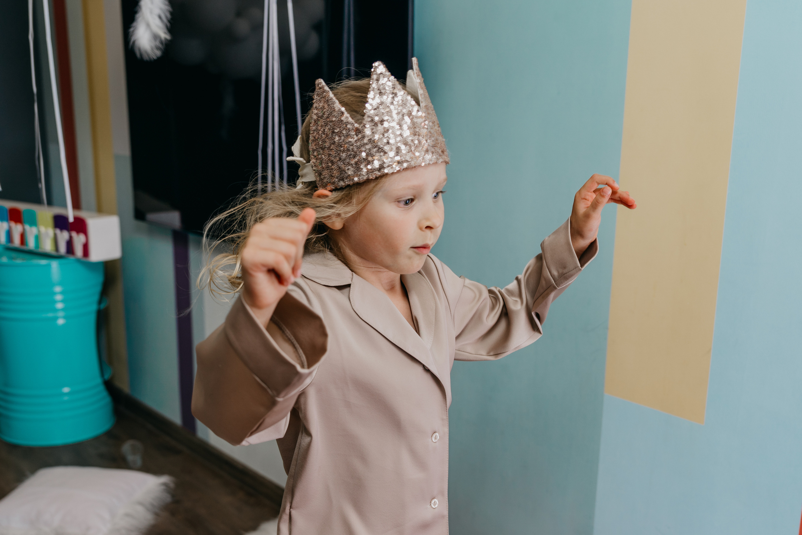 Пижамная вечеринка, Веронике 6 лет. Фотограф Никита Комаров