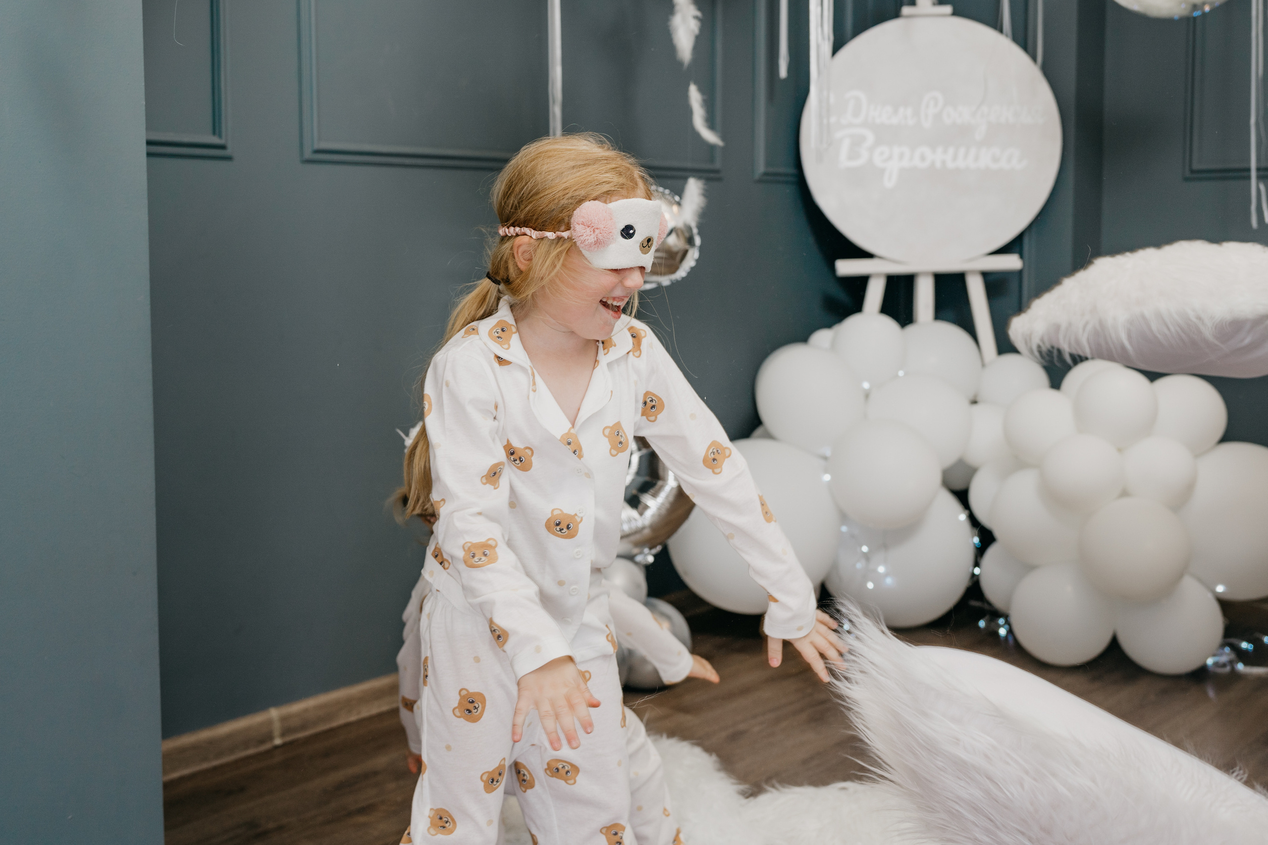 Пижамная вечеринка, Веронике 6 лет. Фотограф Никита Комаров