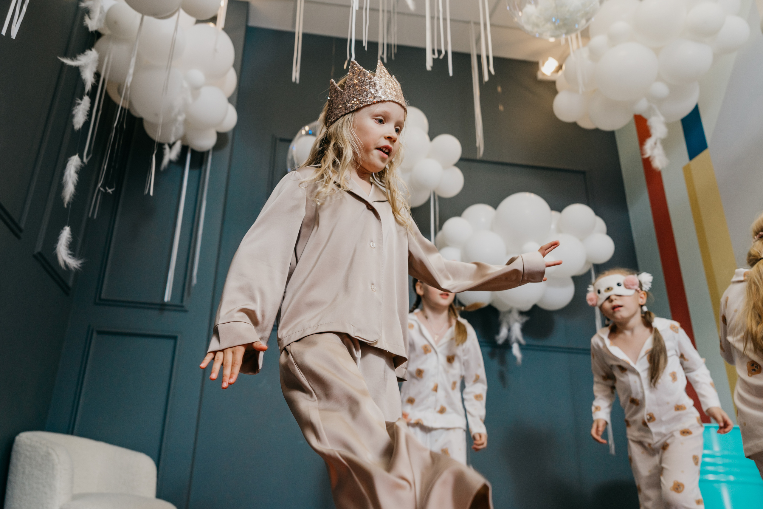 Пижамная вечеринка, Веронике 6 лет. Фотограф Никита Комаров