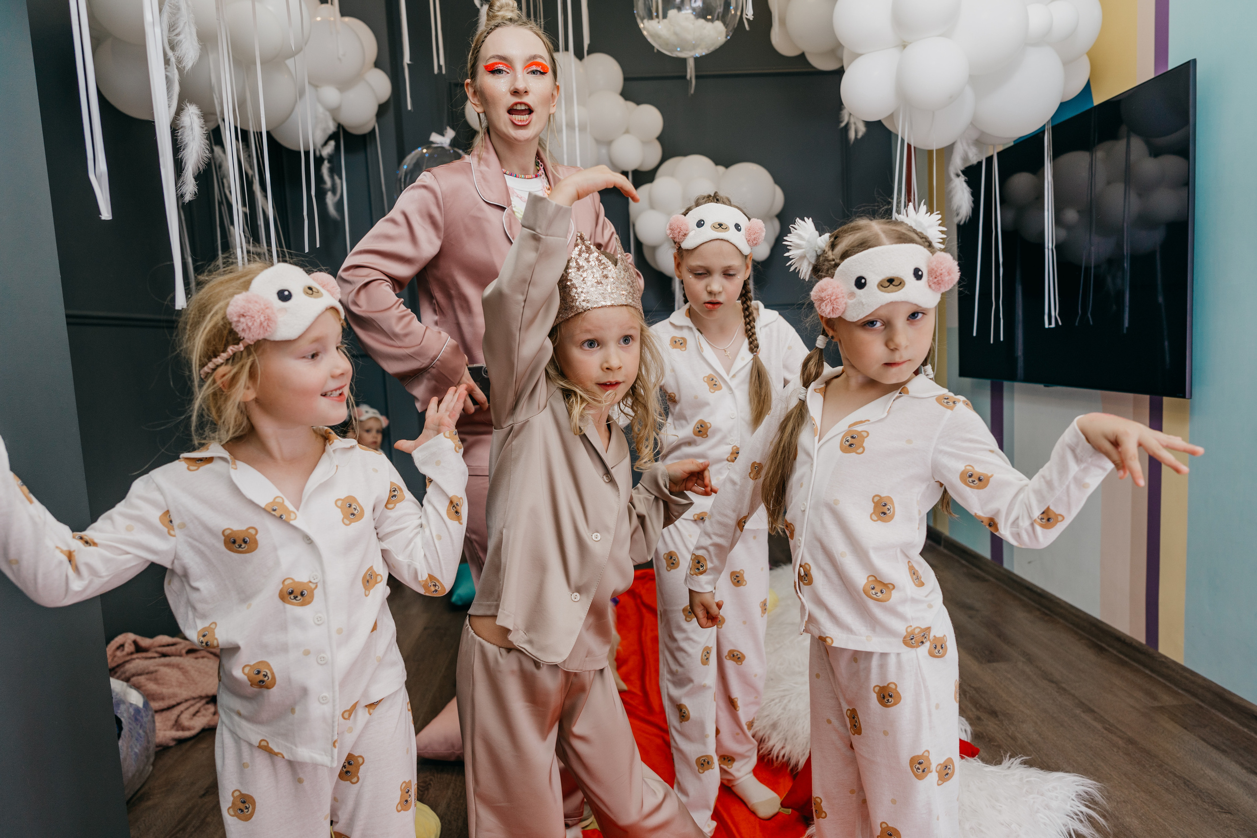 Пижамная вечеринка, Веронике 6 лет. Фотограф Никита Комаров