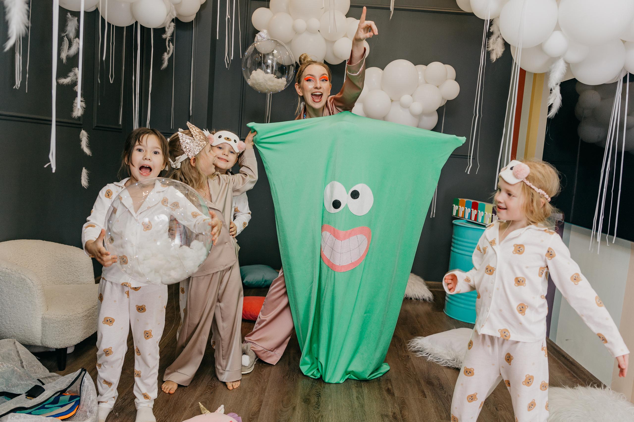 Пижамная вечеринка, Веронике 6 лет. Фотограф Никита Комаров